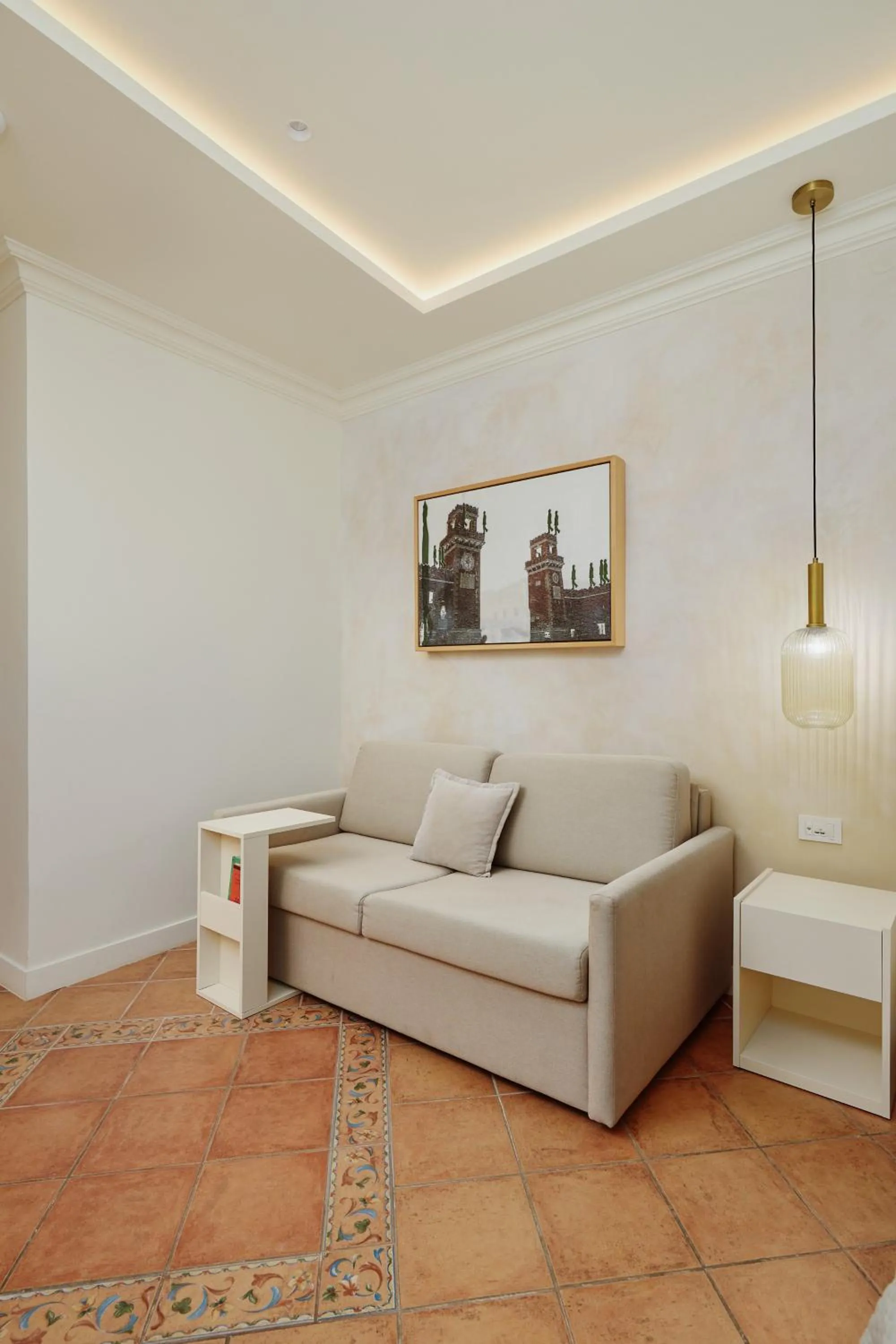 Seating area in Vila Perast Boutique Hotel