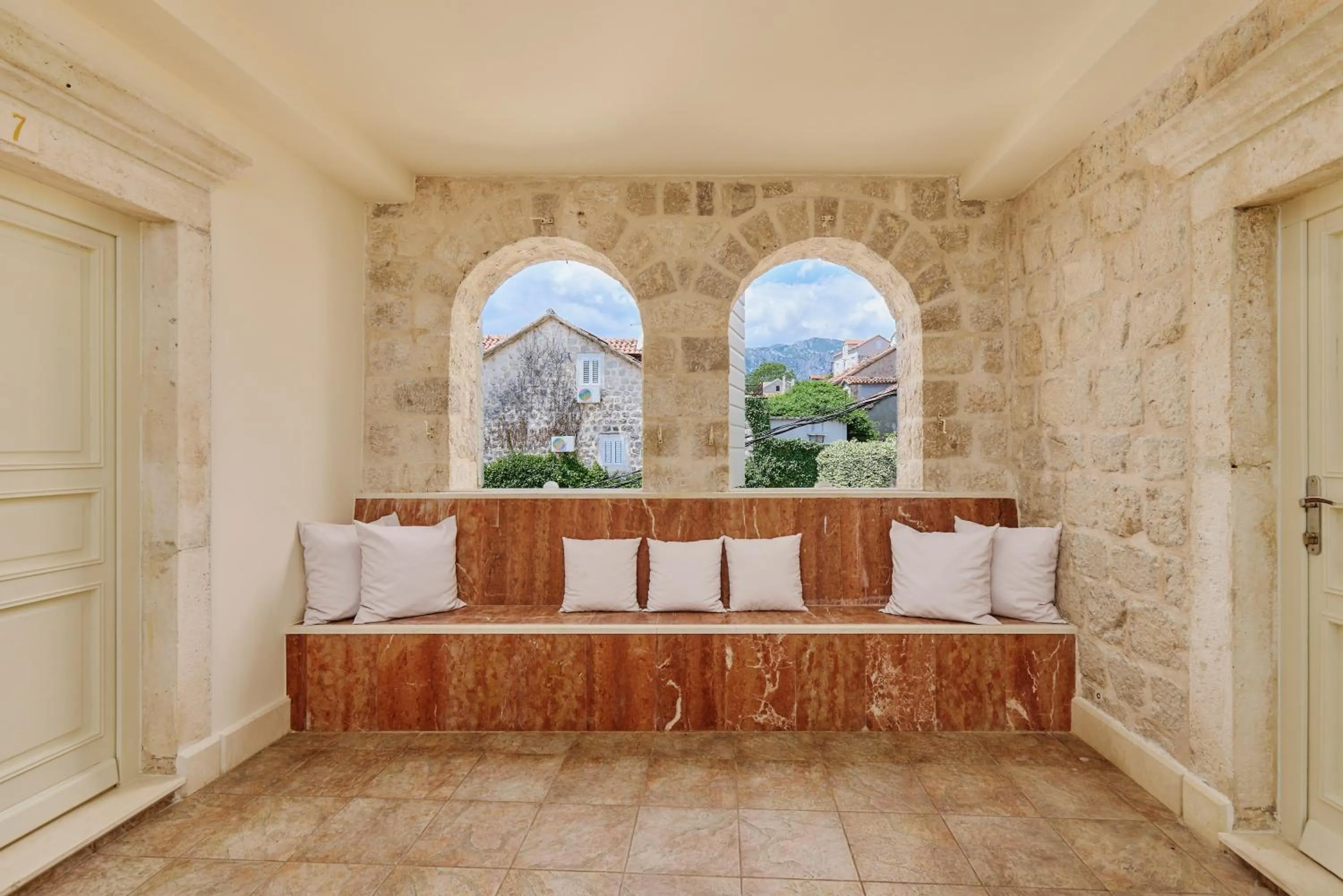 Patio in Vila Perast Boutique Hotel