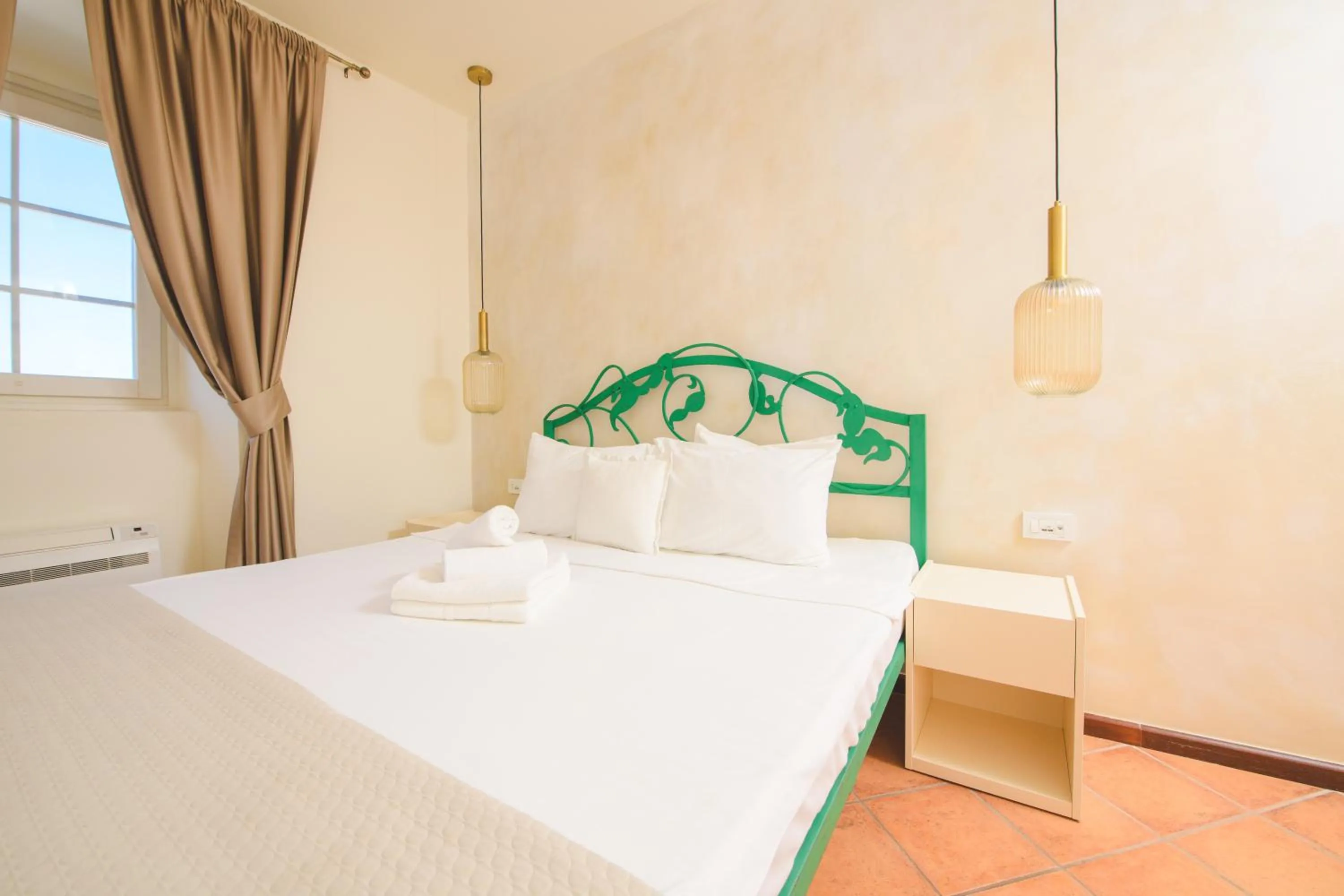 Bed in Vila Perast Boutique Hotel