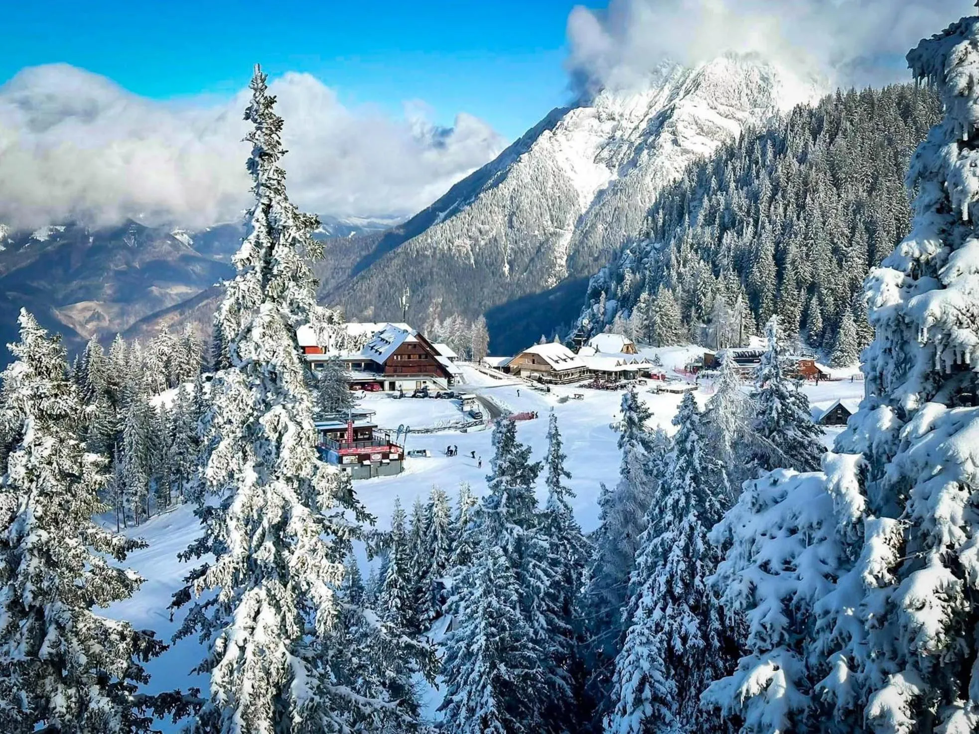 Natural landscape in Hotel Krvavec