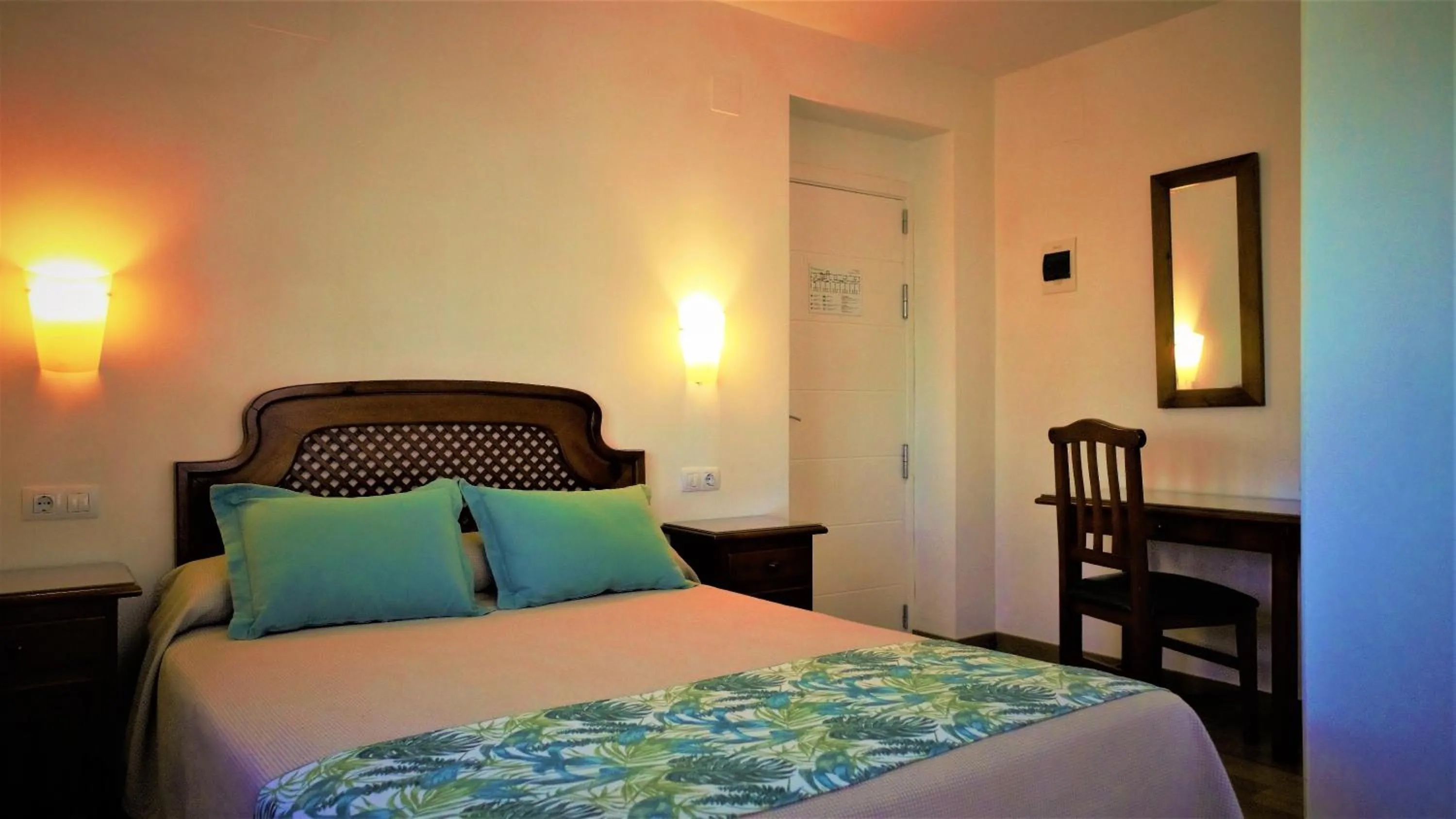 Decorative detail, Bed in Hotel Ayamontino