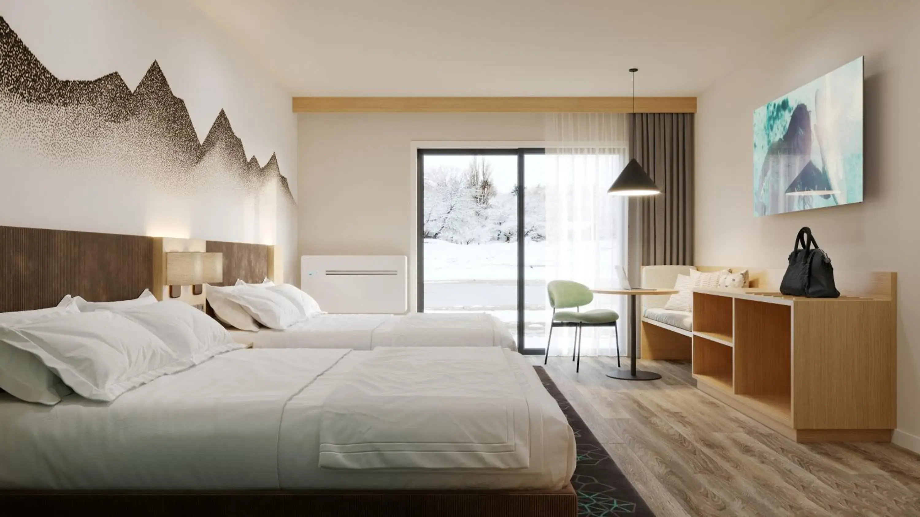 Bed in Sun & Ski Inn and Suites Bed in Sun & Ski Inn and Suites