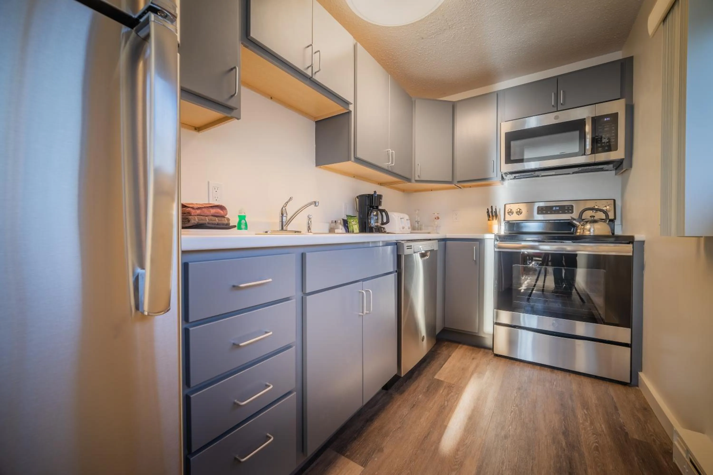 Kitchen or kitchenette in Sun & Ski Inn and Suites