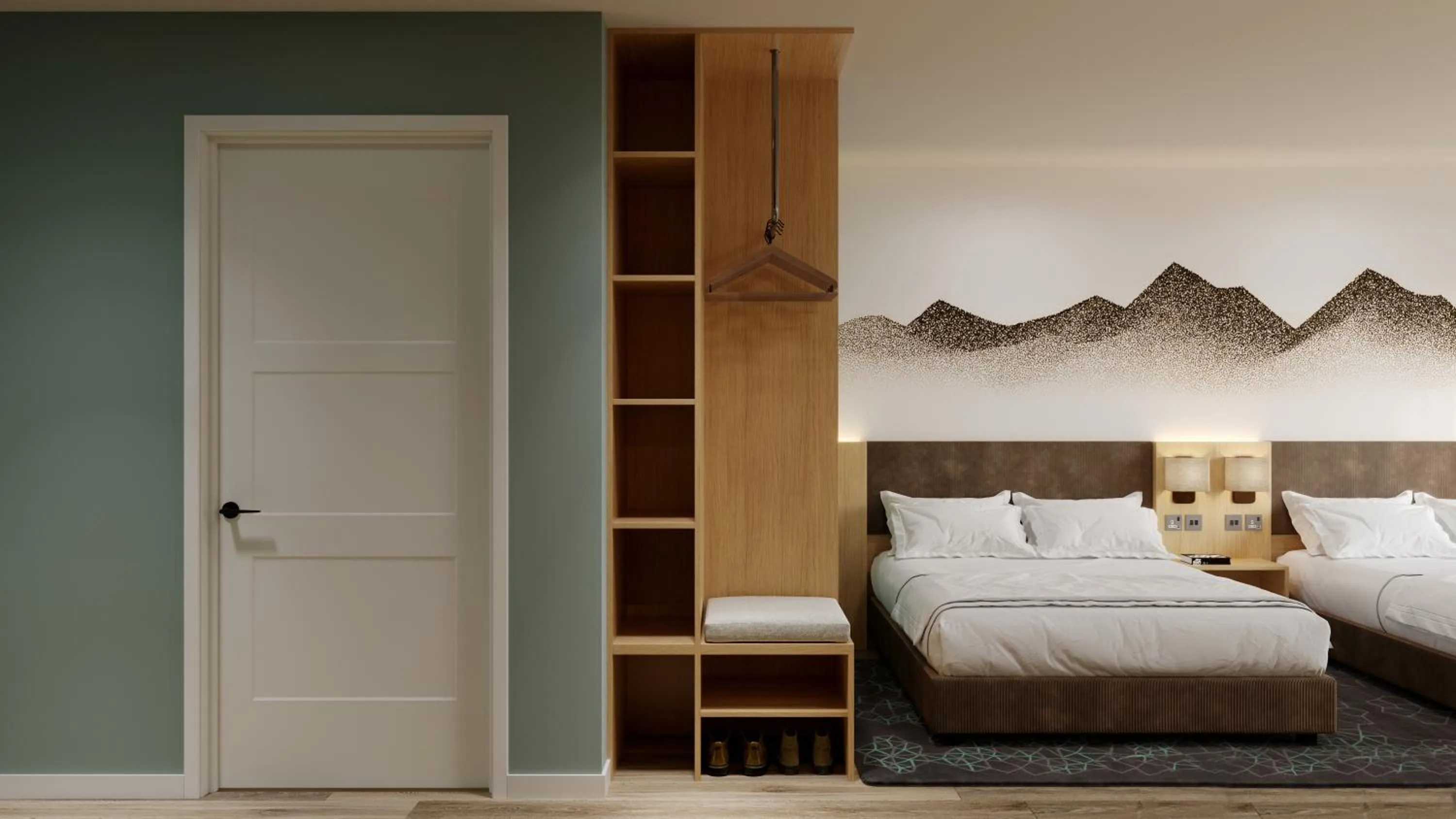 Bed in Sun & Ski Inn and Suites