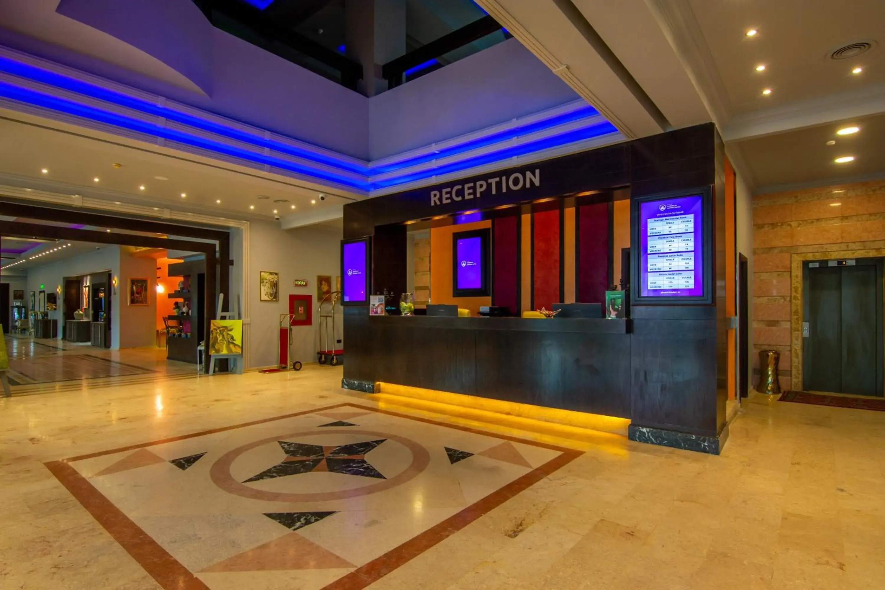 Lobby or reception in Phoenicia Express Hotel Lobby or reception in Phoenicia Express Hotel
