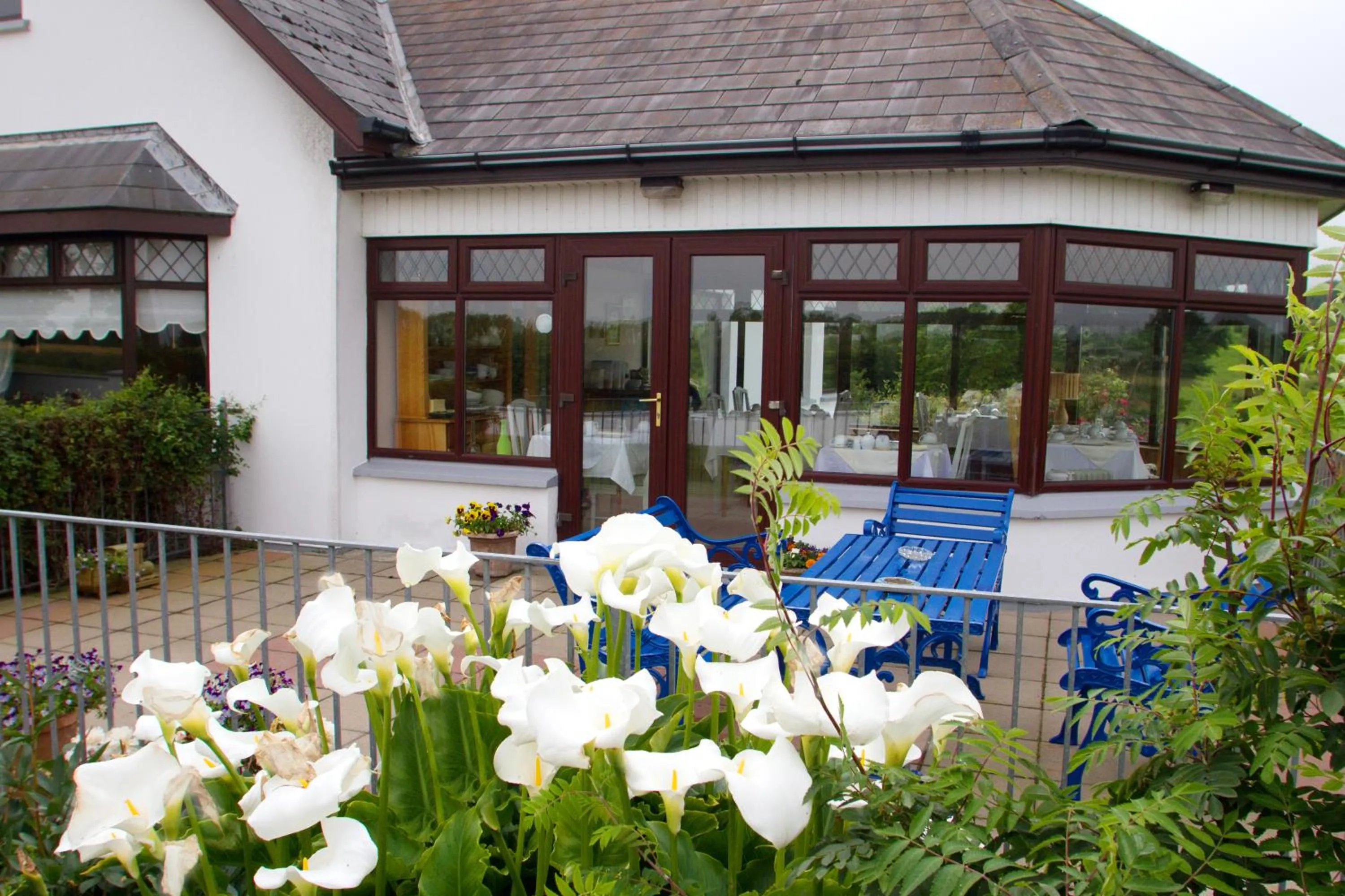 Patio in Mourneview B & B