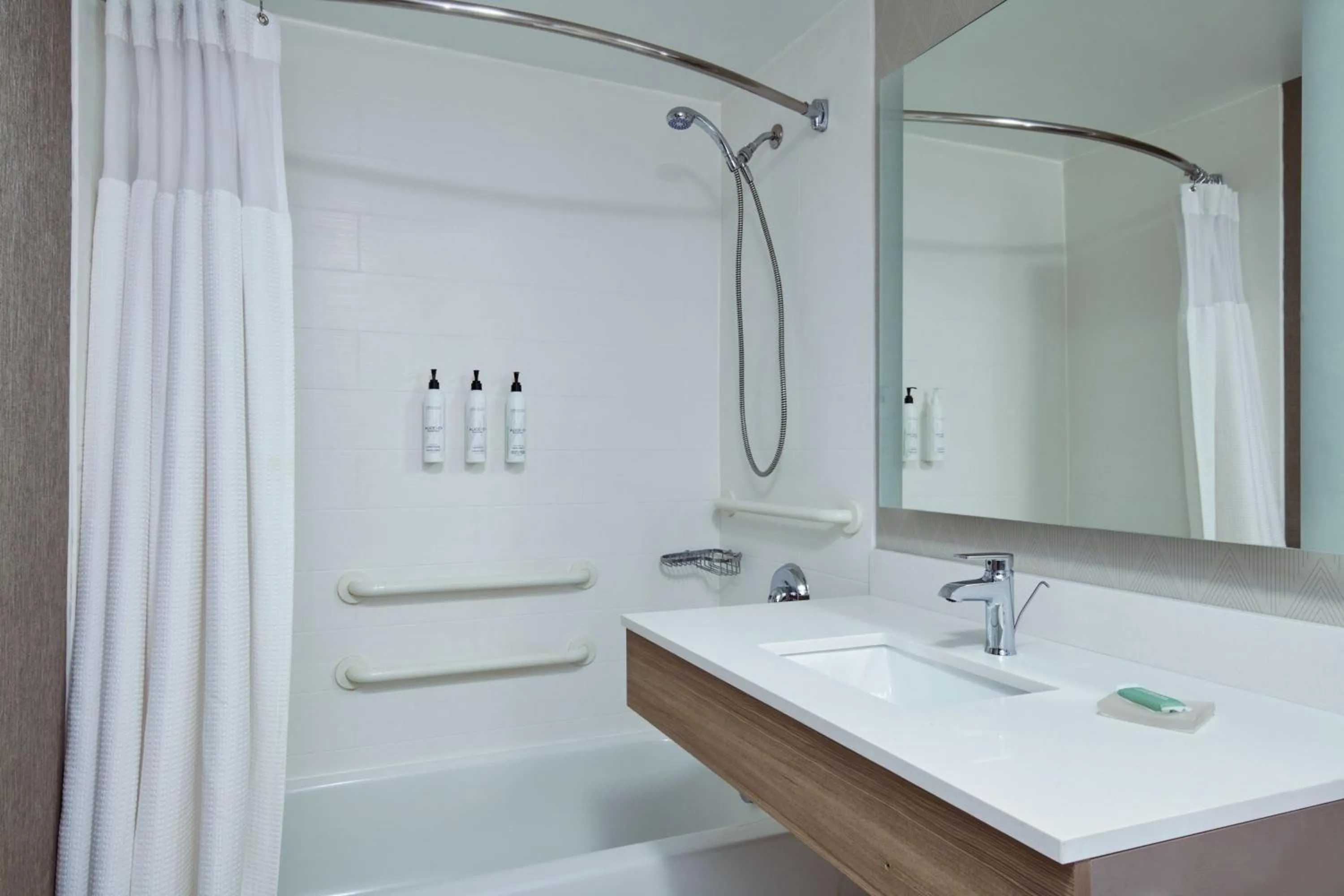 Bathroom in SpringHill Suites Detroit Southfield