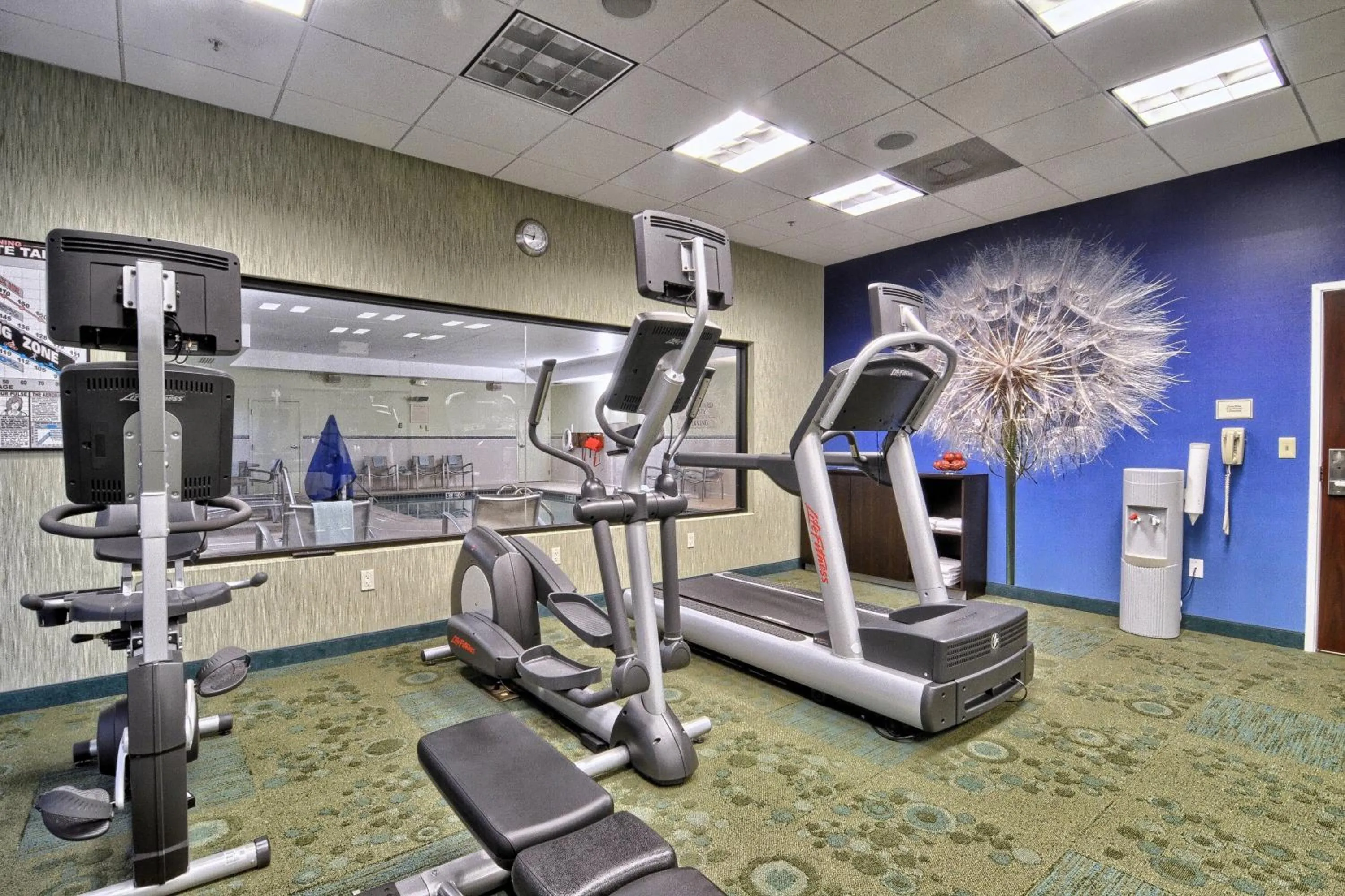 Fitness centre/facilities in SpringHill Suites Detroit Southfield