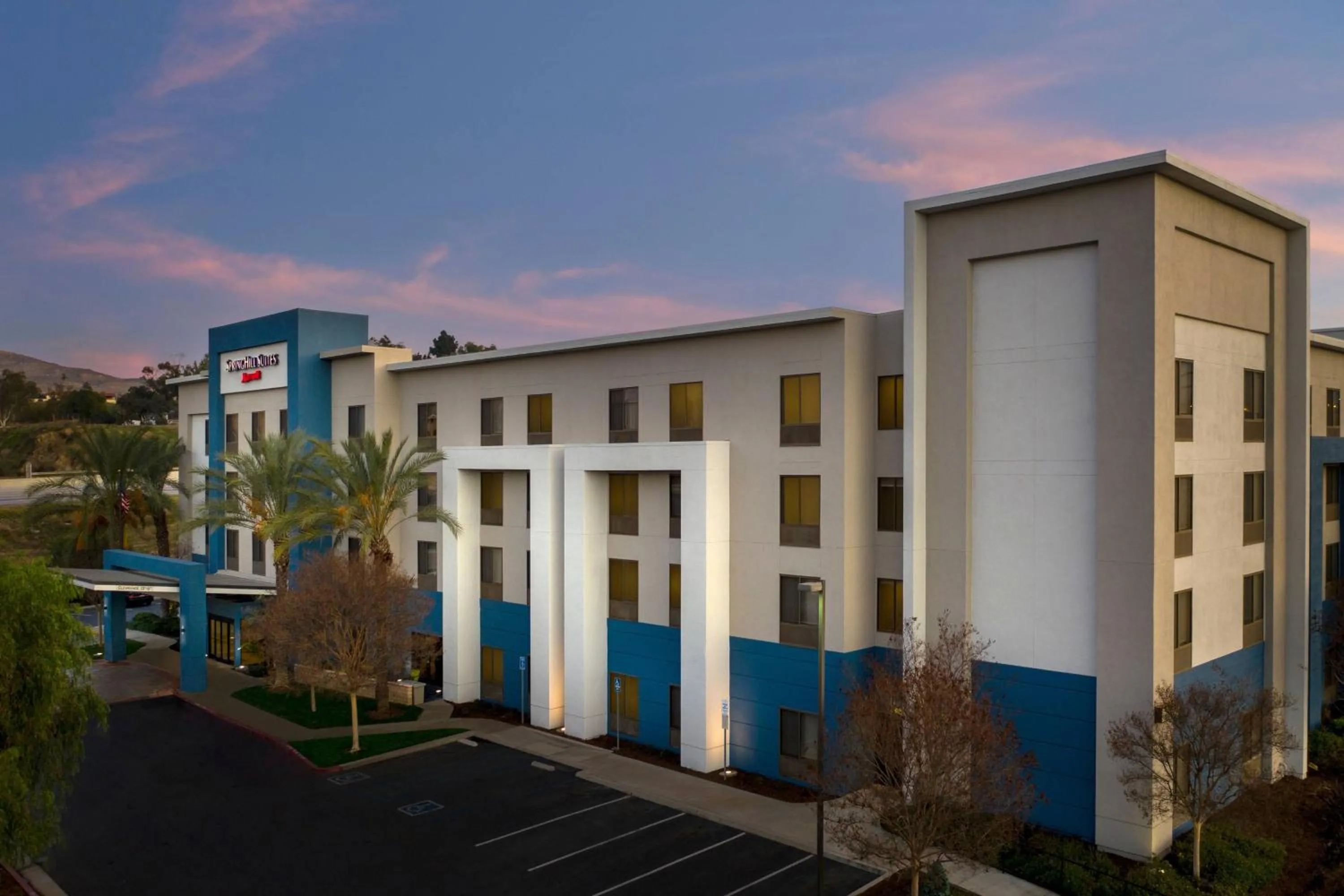 Property building in SpringHill Suites by Marriott Corona Riverside