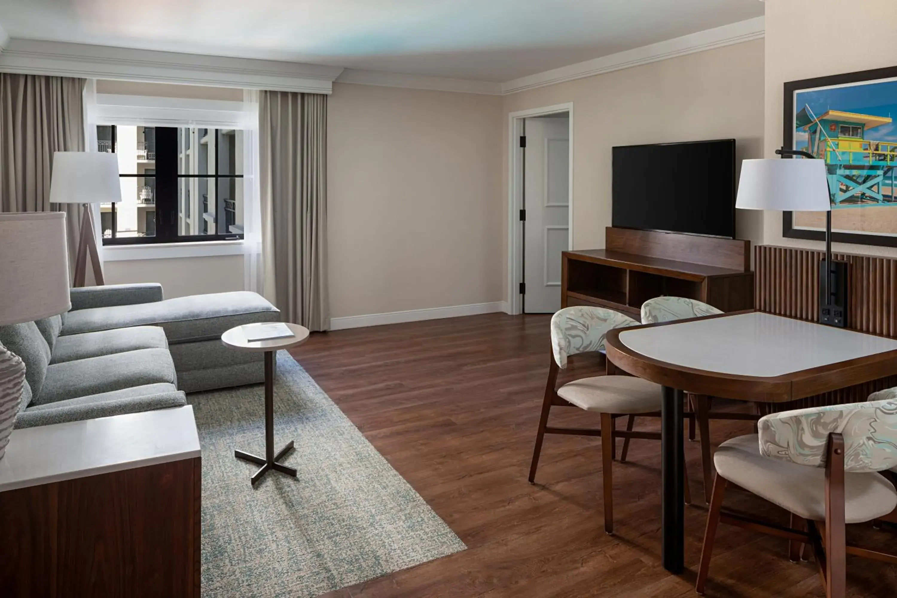 Two Bedroom King - Pool View - Two Queens Suite in The Atlantic Suites on the Ave Two Bedroom King - Pool View - Two Queens Suite in The Atlantic Suites on the Ave