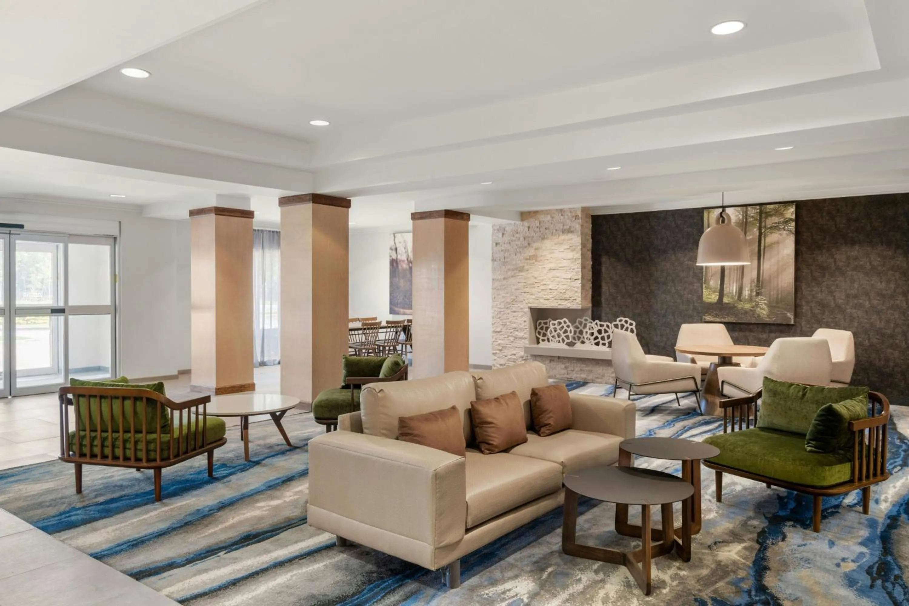 Lobby or reception in Fairfield Inn and Suites New Buffalo