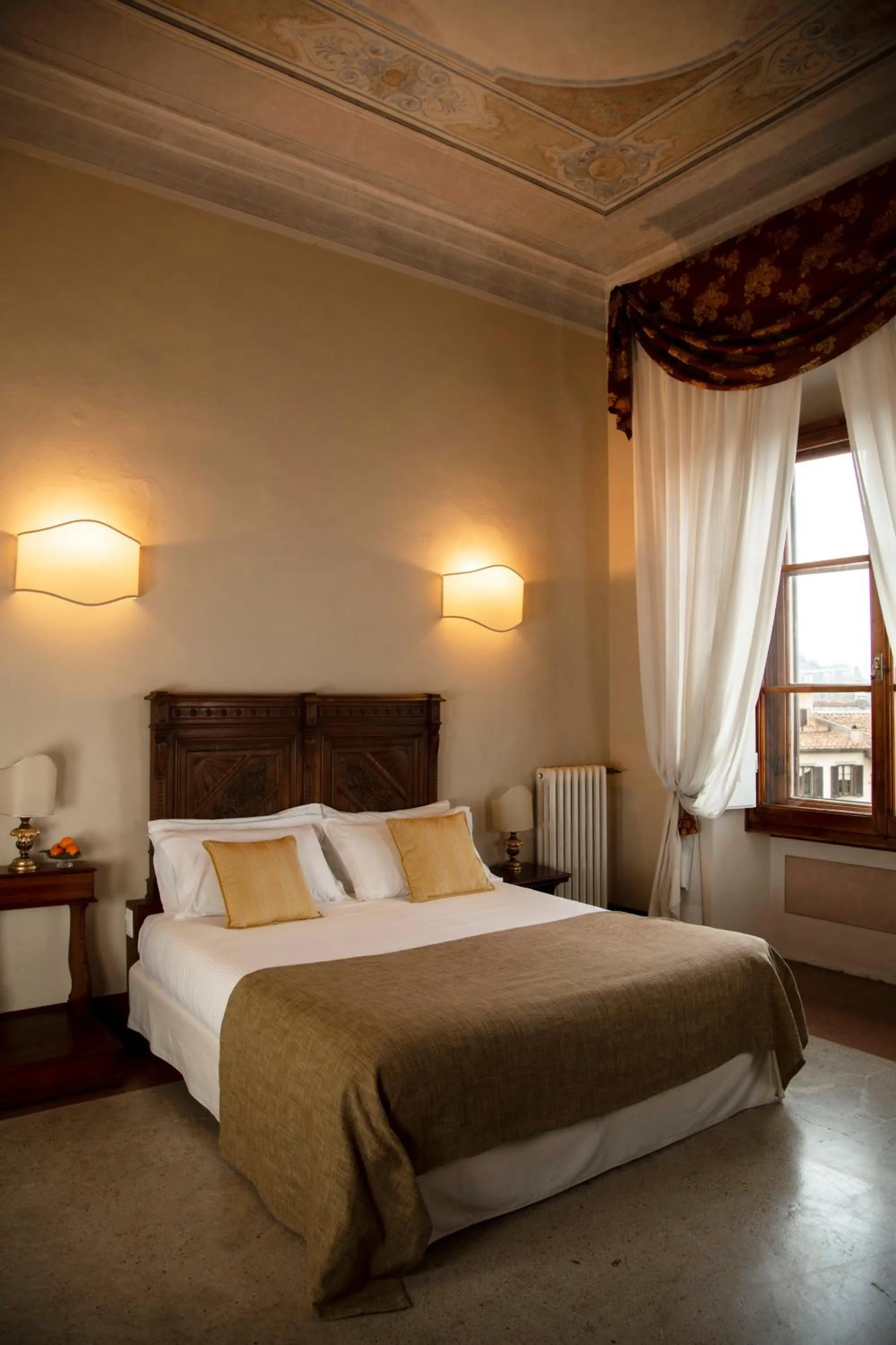 Bed in Hotel Palazzo Guadagni