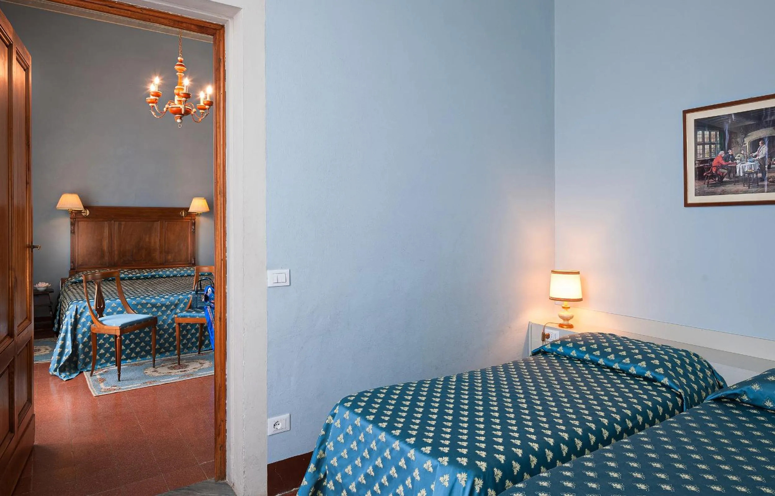 Bed in Hotel Palazzo Guadagni