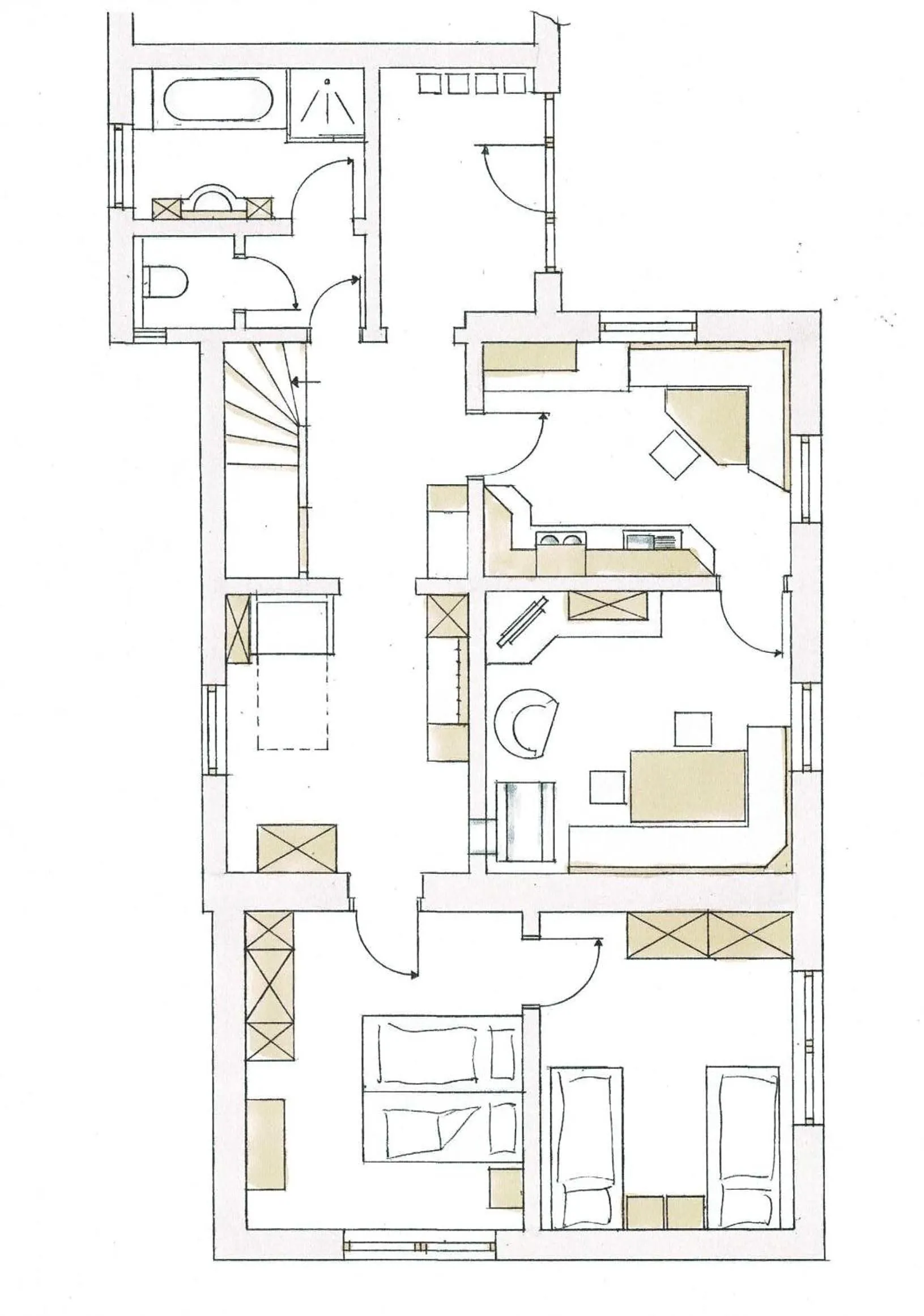 Floor plan in Apartment Anny