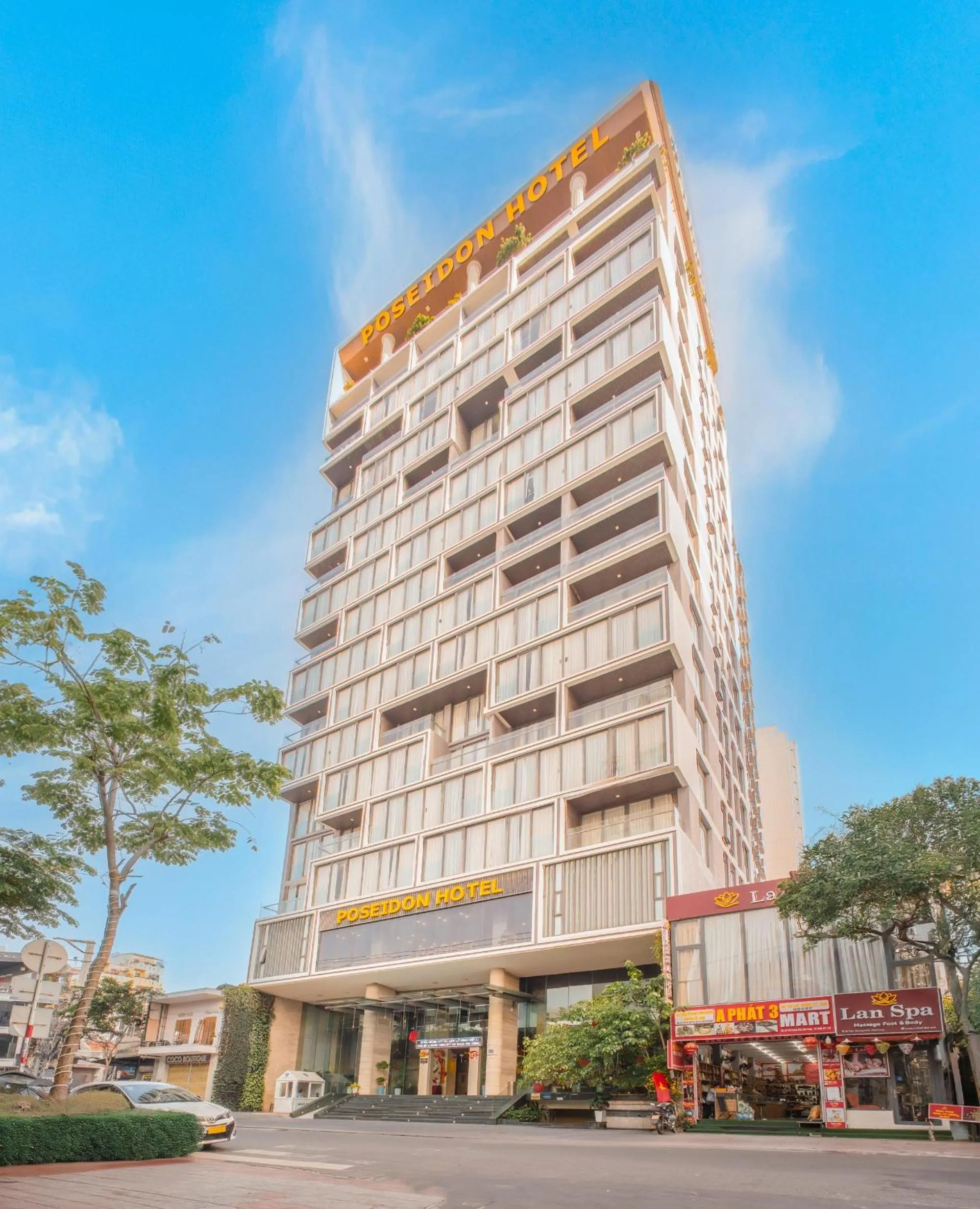 Property building in Poseidon Nha Trang Hotel