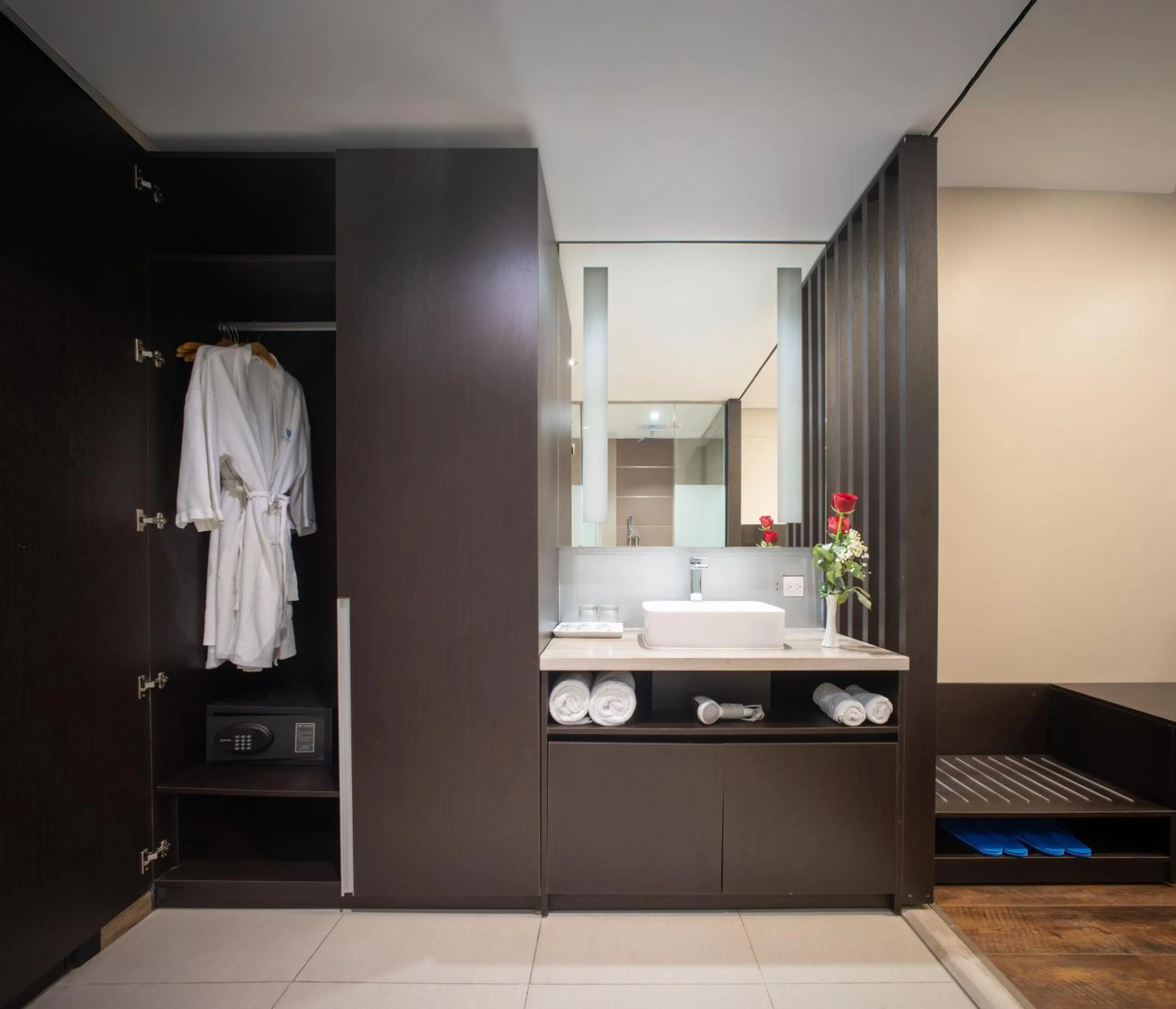 wardrobe in Poseidon Nha Trang Hotel