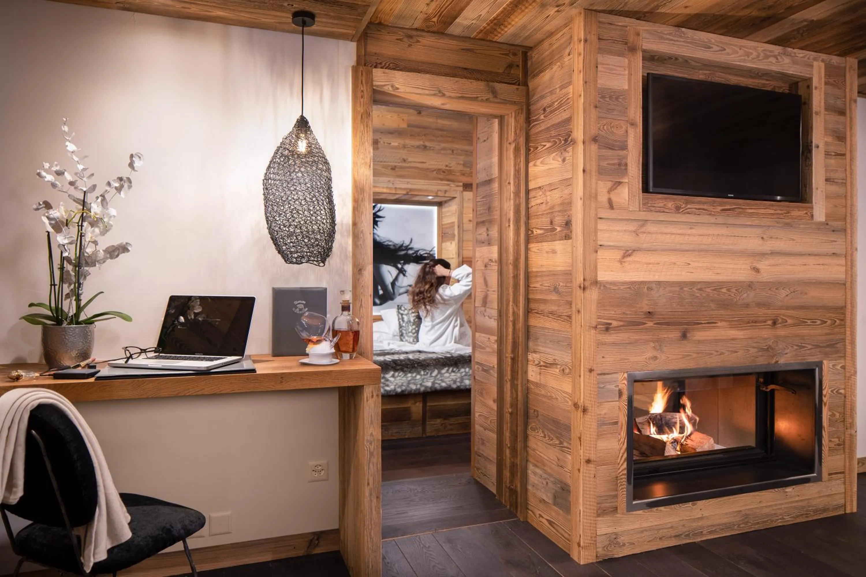 flat iron in Hostellerie du Pas de l'Ours "Relais et Châteaux"