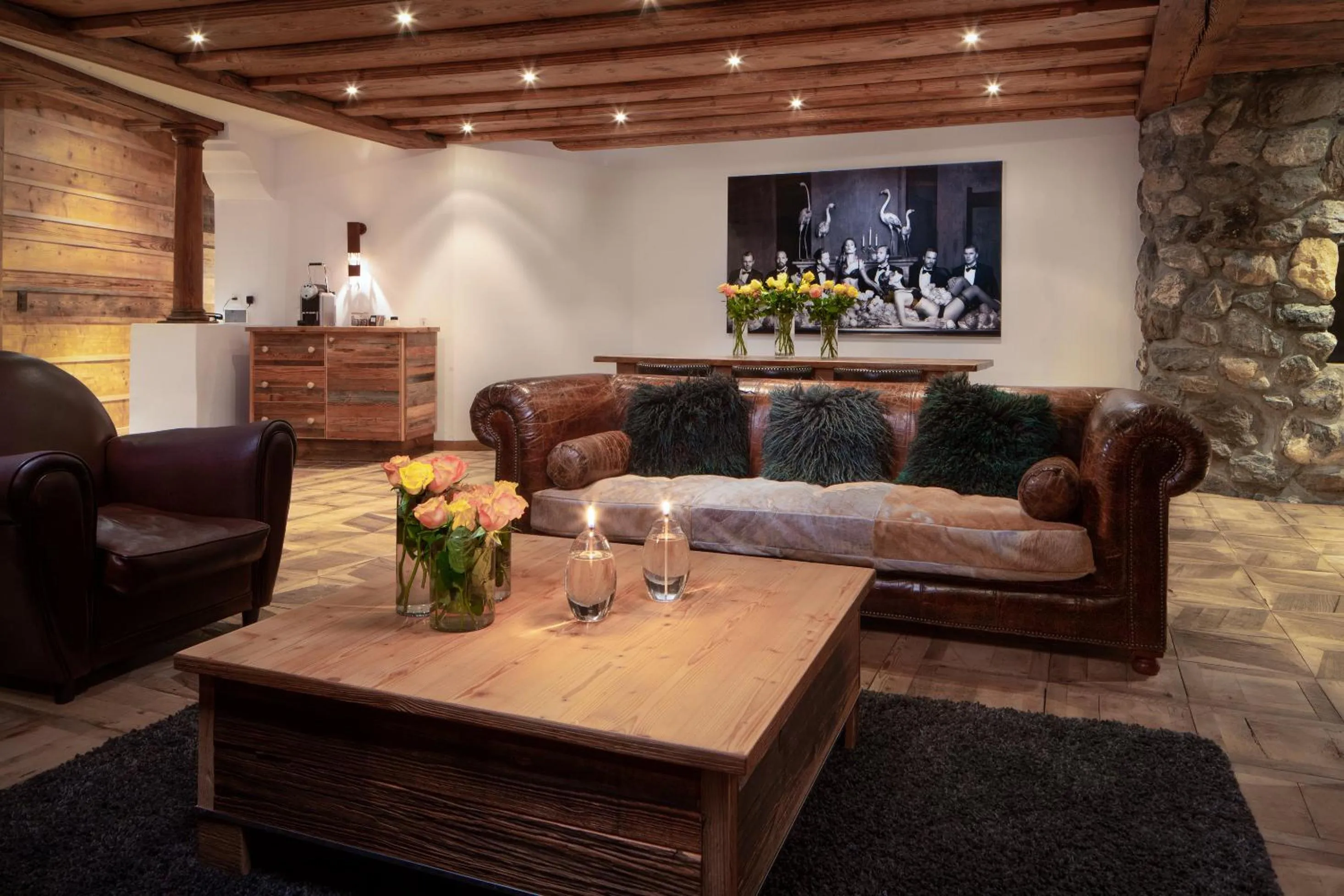 Living room in Hostellerie du Pas de l'Ours "Relais et Châteaux"