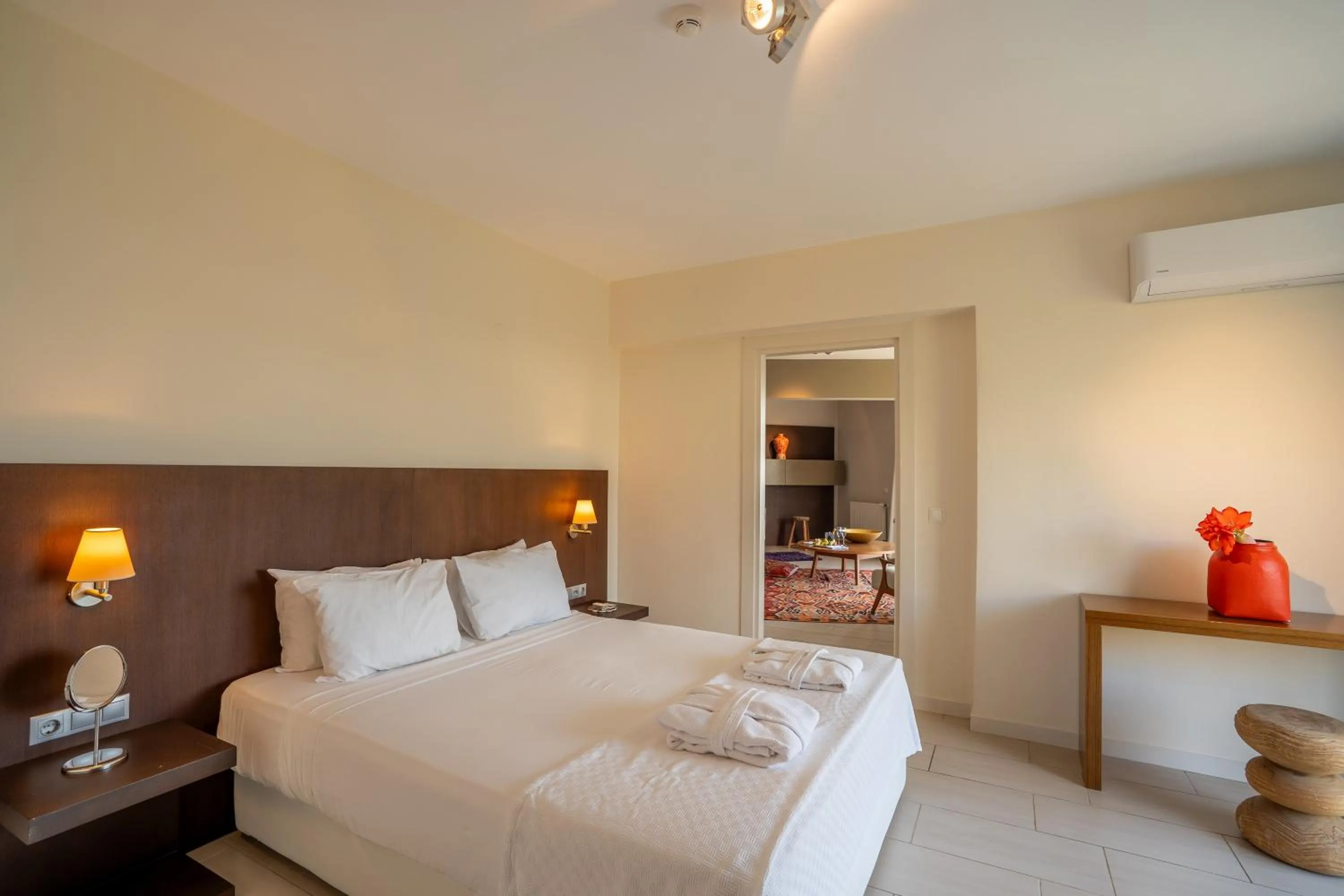 Bed in Med-Inn Hotel