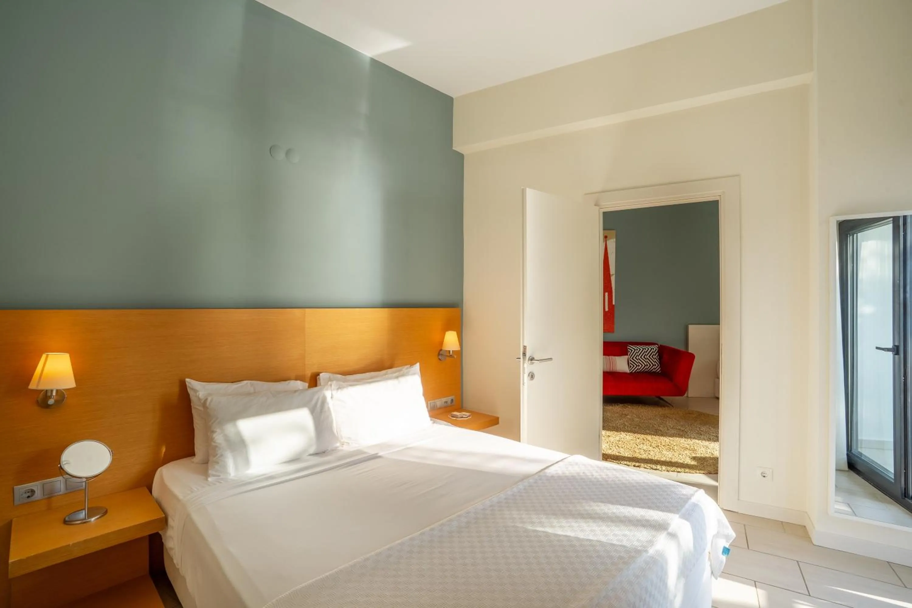 Bed in Med-Inn Hotel