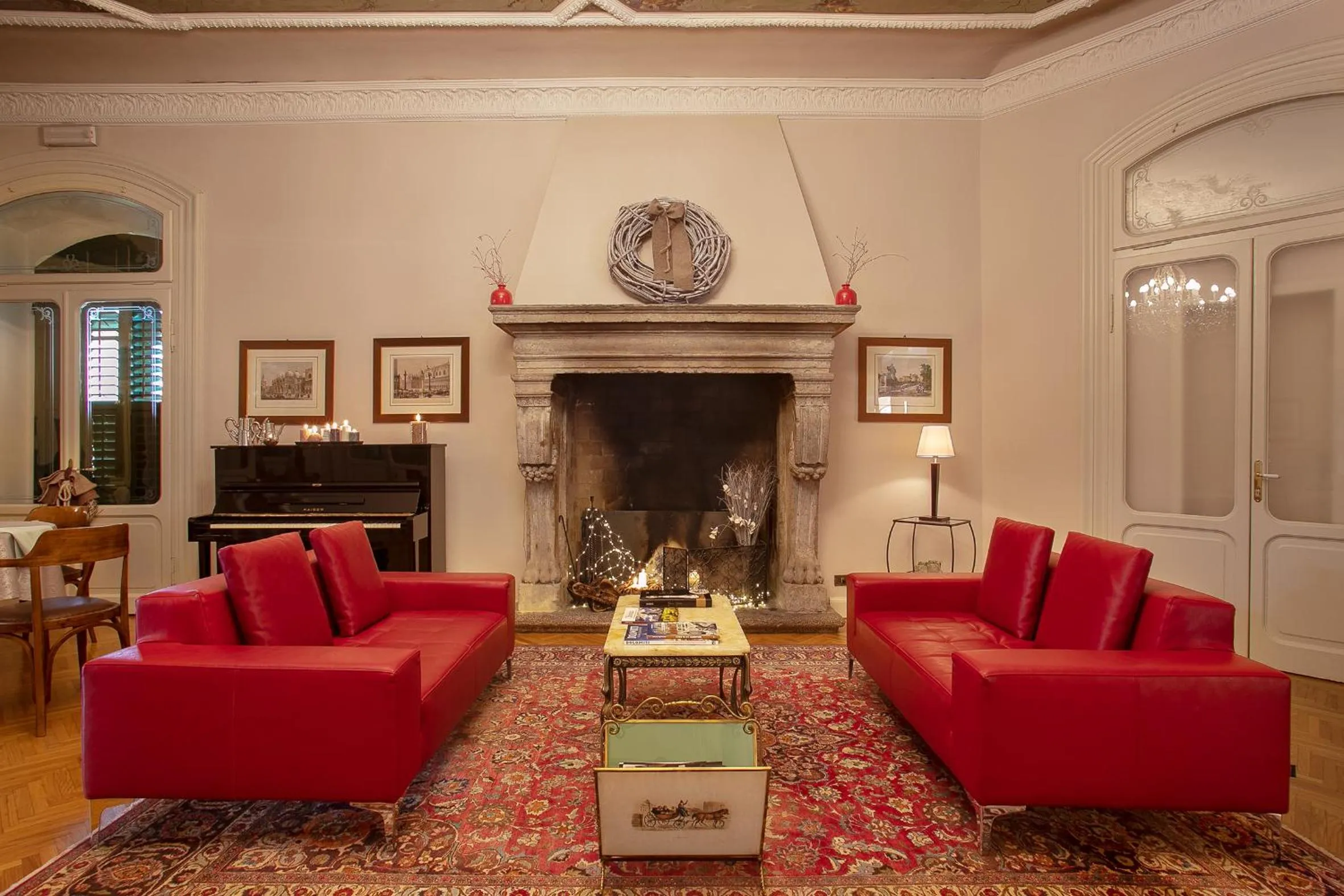 Communal lounge/ TV room in TH Borca di Cadore - Park Hotel Des Dolomites