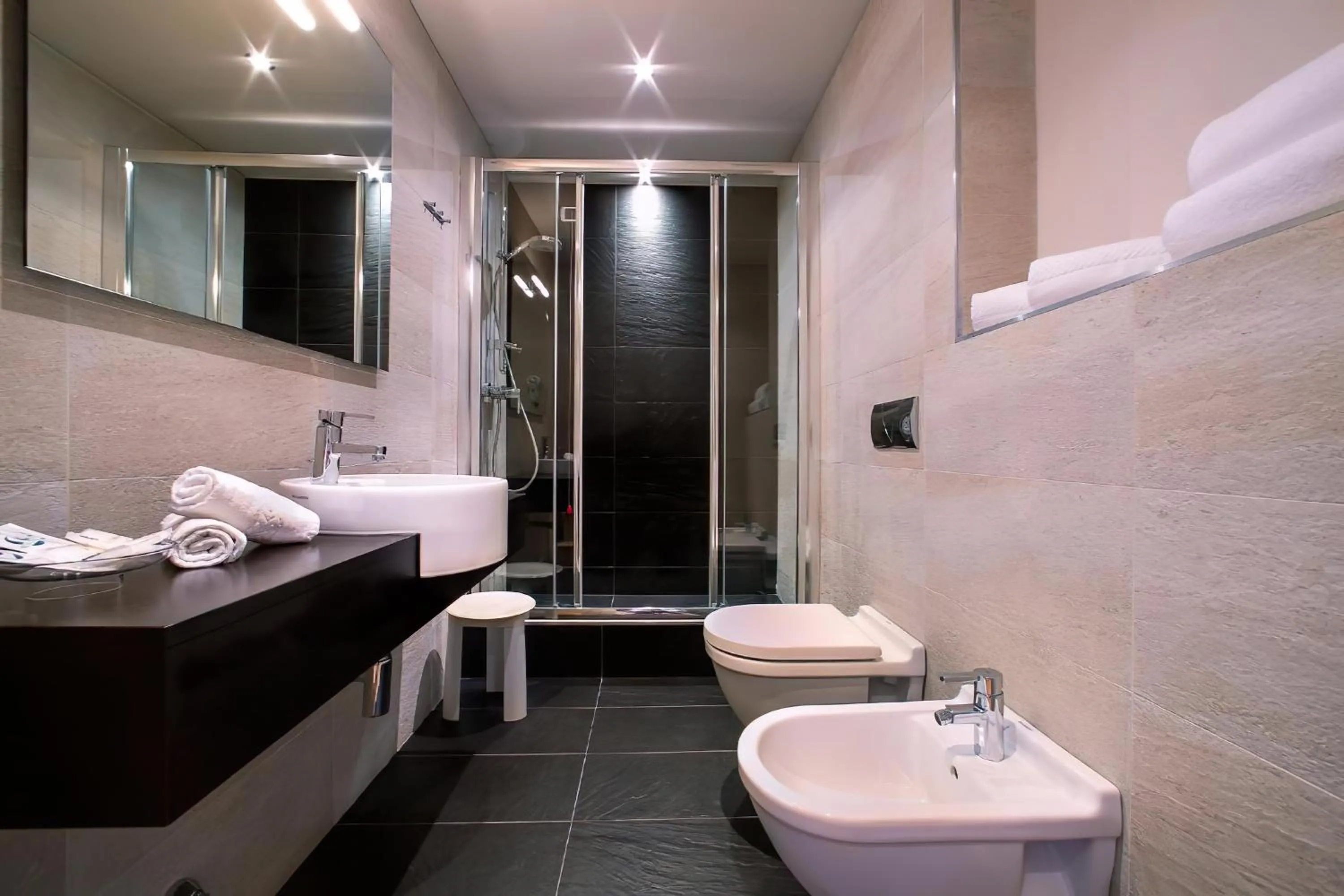 Bathroom in TH Borca di Cadore - Park Hotel Des Dolomites