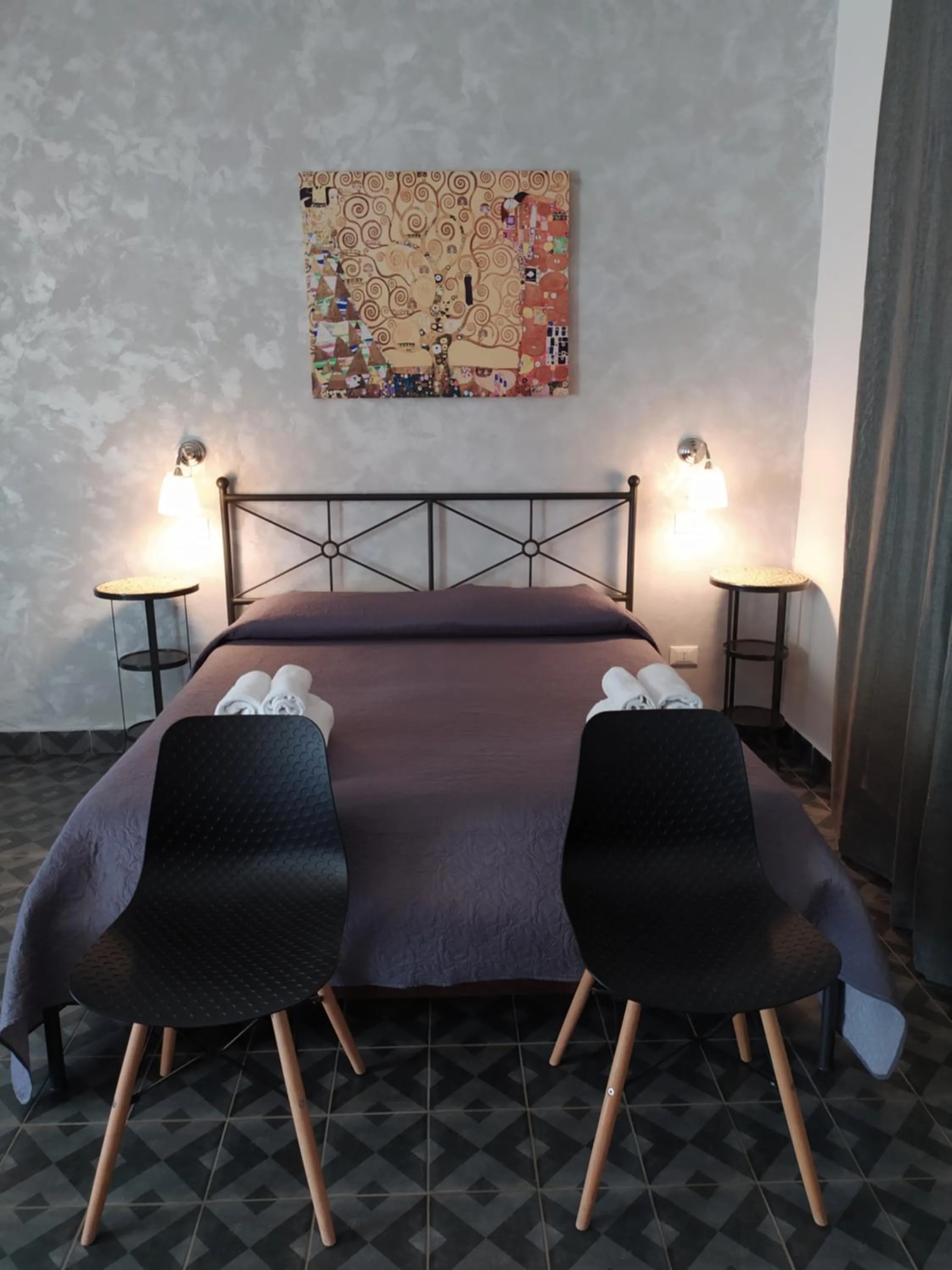 Bed in Relais Il Giardino fra gli Ulivi - Oasi Panoramica Vista Mare
