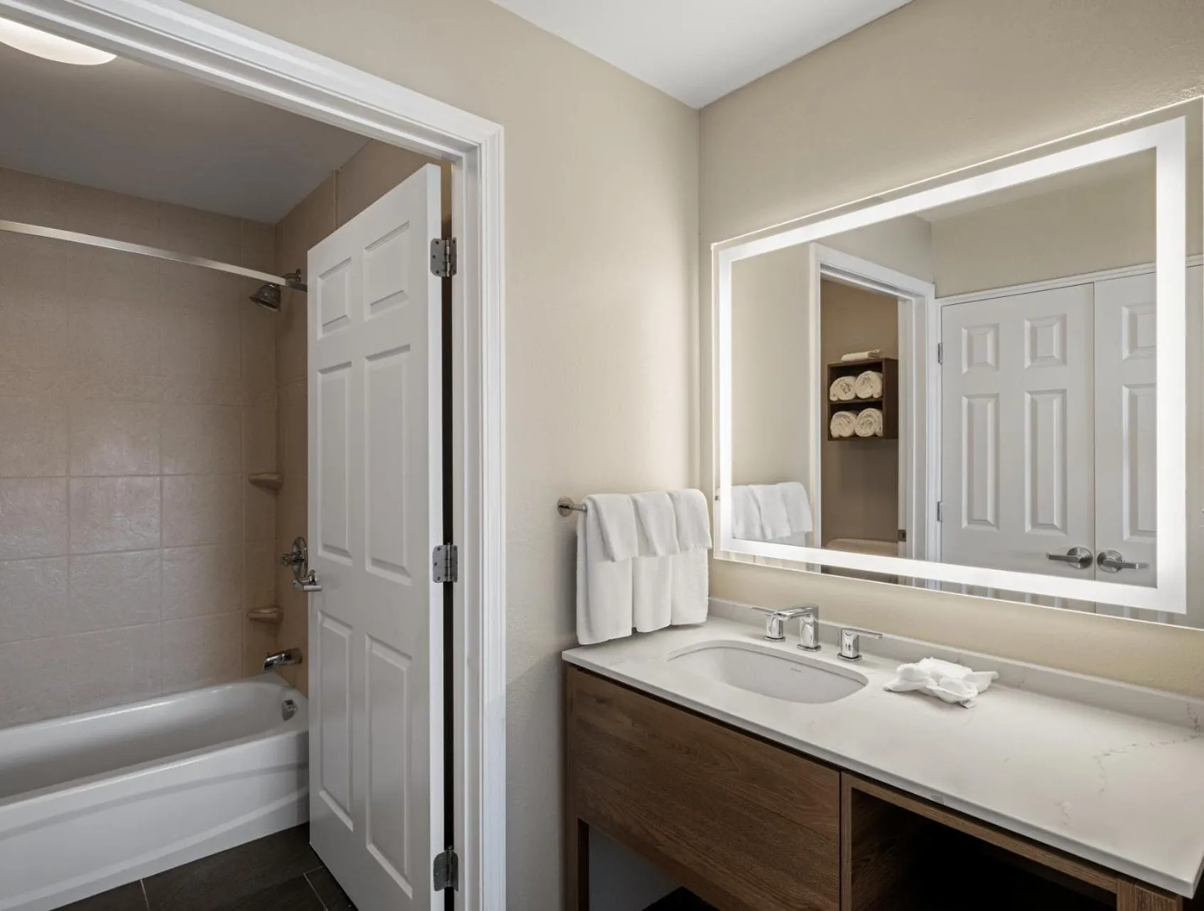 Bathroom in Staybridge Suites Rochester University by IHG