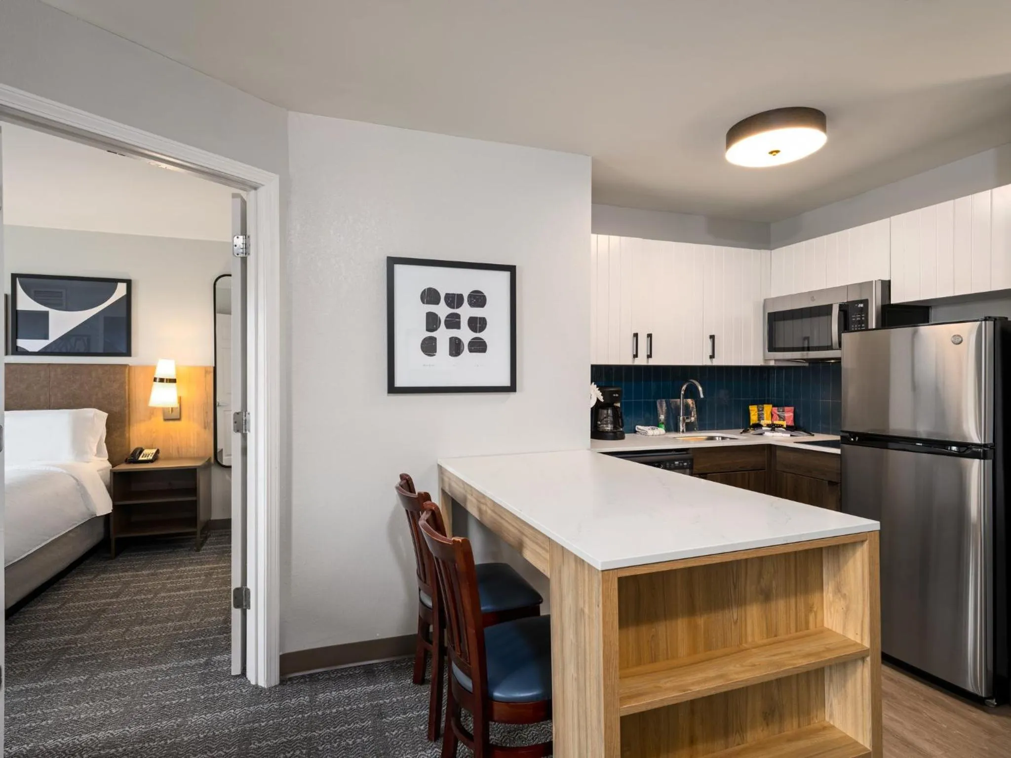 Photo of the whole room, Bed in Staybridge Suites Rochester University by IHG