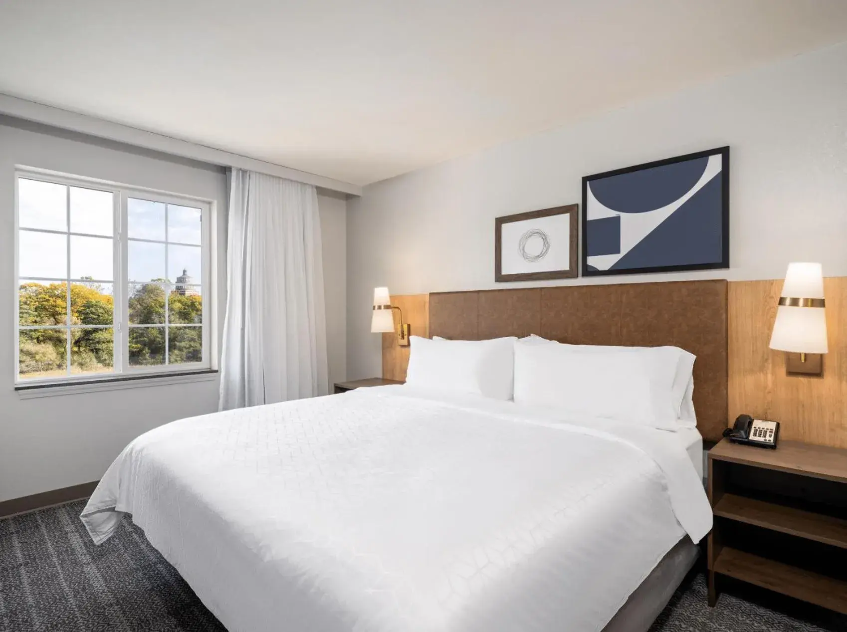 One-Bedroom Queen Suite with River View in Staybridge Suites Rochester University by IHG One-Bedroom Queen Suite with River View in Staybridge Suites Rochester University by IHG