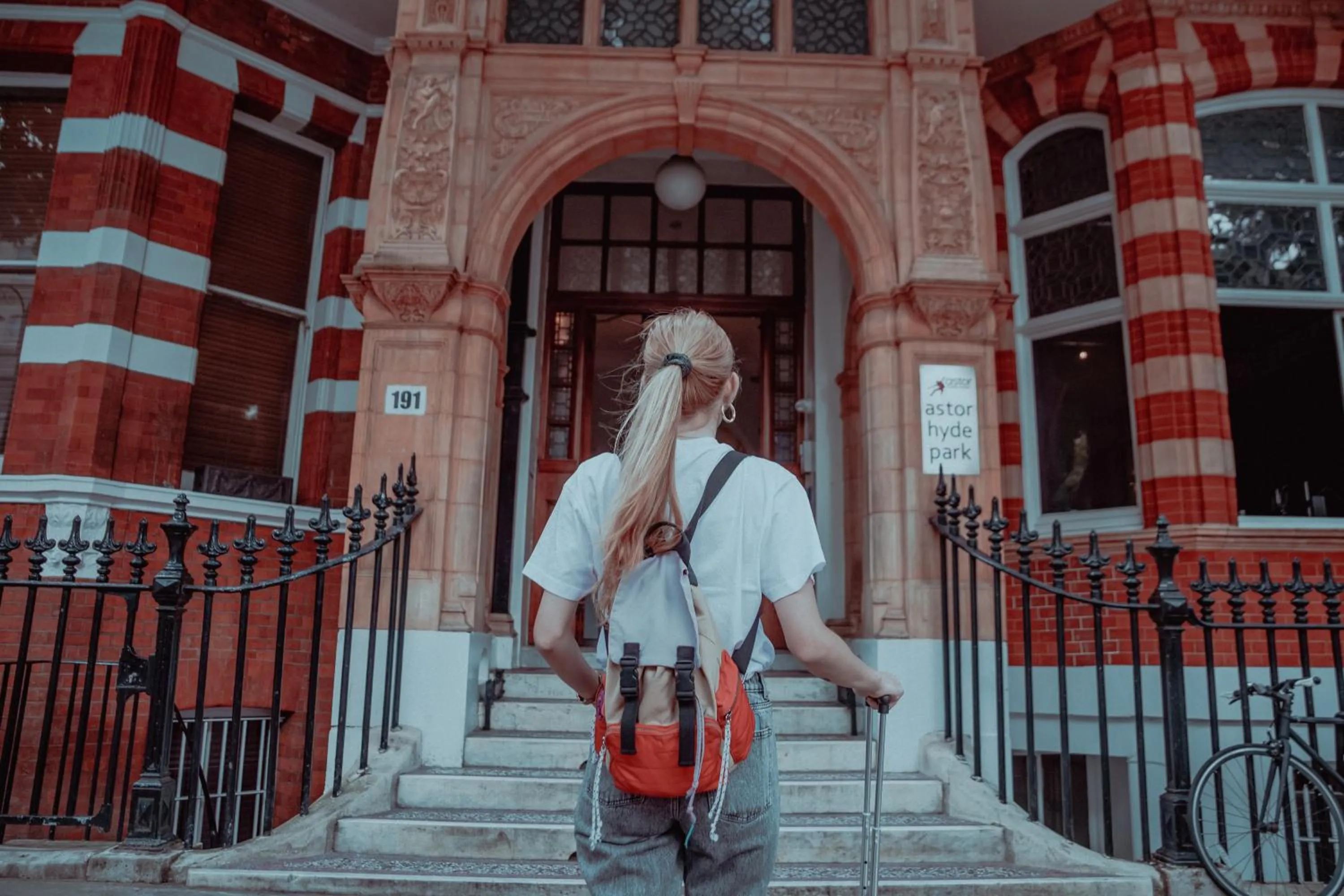 Property building in Astor Hyde Park Hostel