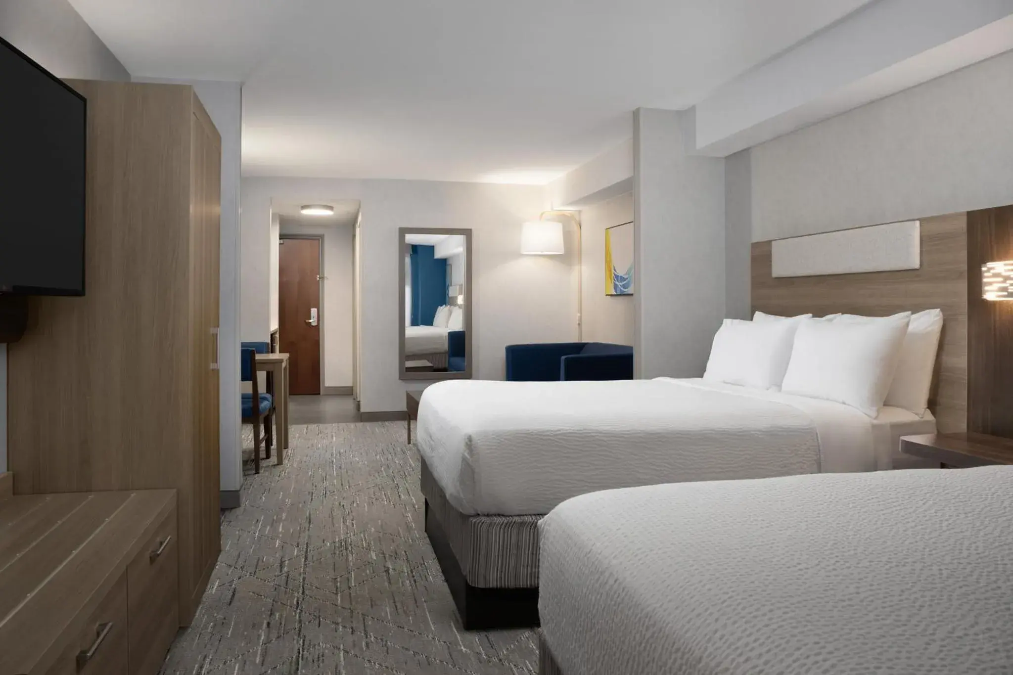 Queen Suite with Two Queen Beds and Additional Living Area in Holiday Inn Express & Suites Alexandria - Fort Belvoir by IHG Queen Suite with Two Queen Beds and Additional Living Area in Holiday Inn Express & Suites Alexandria - Fort Belvoir by IHG