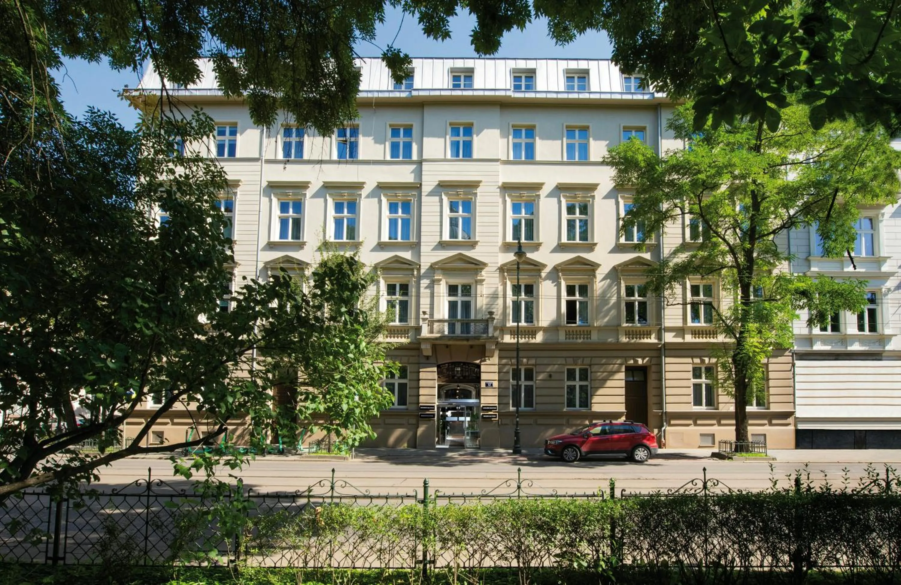 Property building in Leonardo Boutique Hotel Krakow Old Town