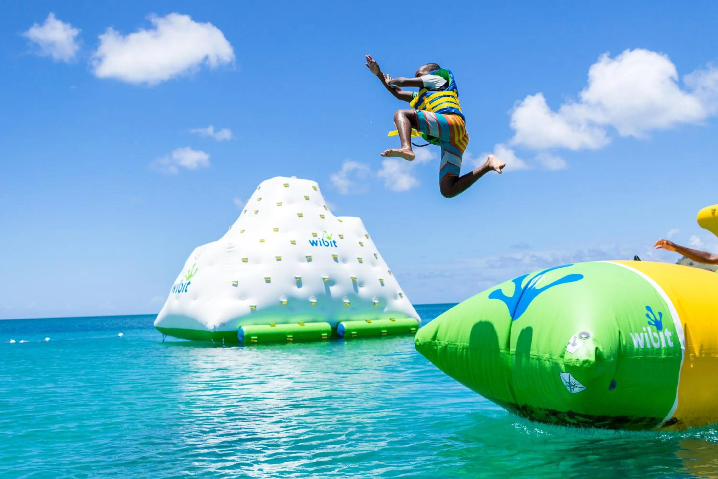 Aqua park in Bay Gardens Inn