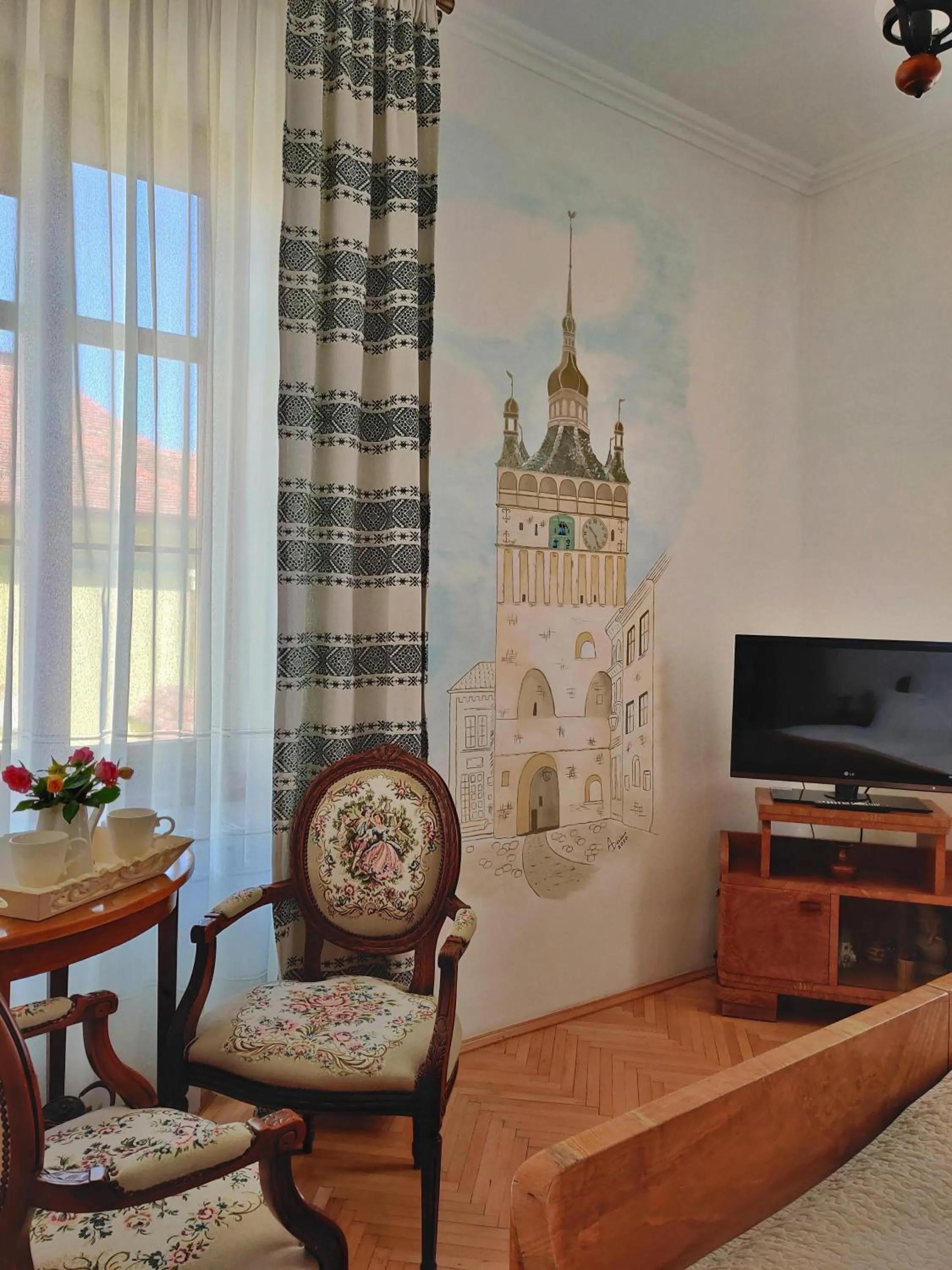 TV and multimedia in La Teo Pensiune si Pivnita