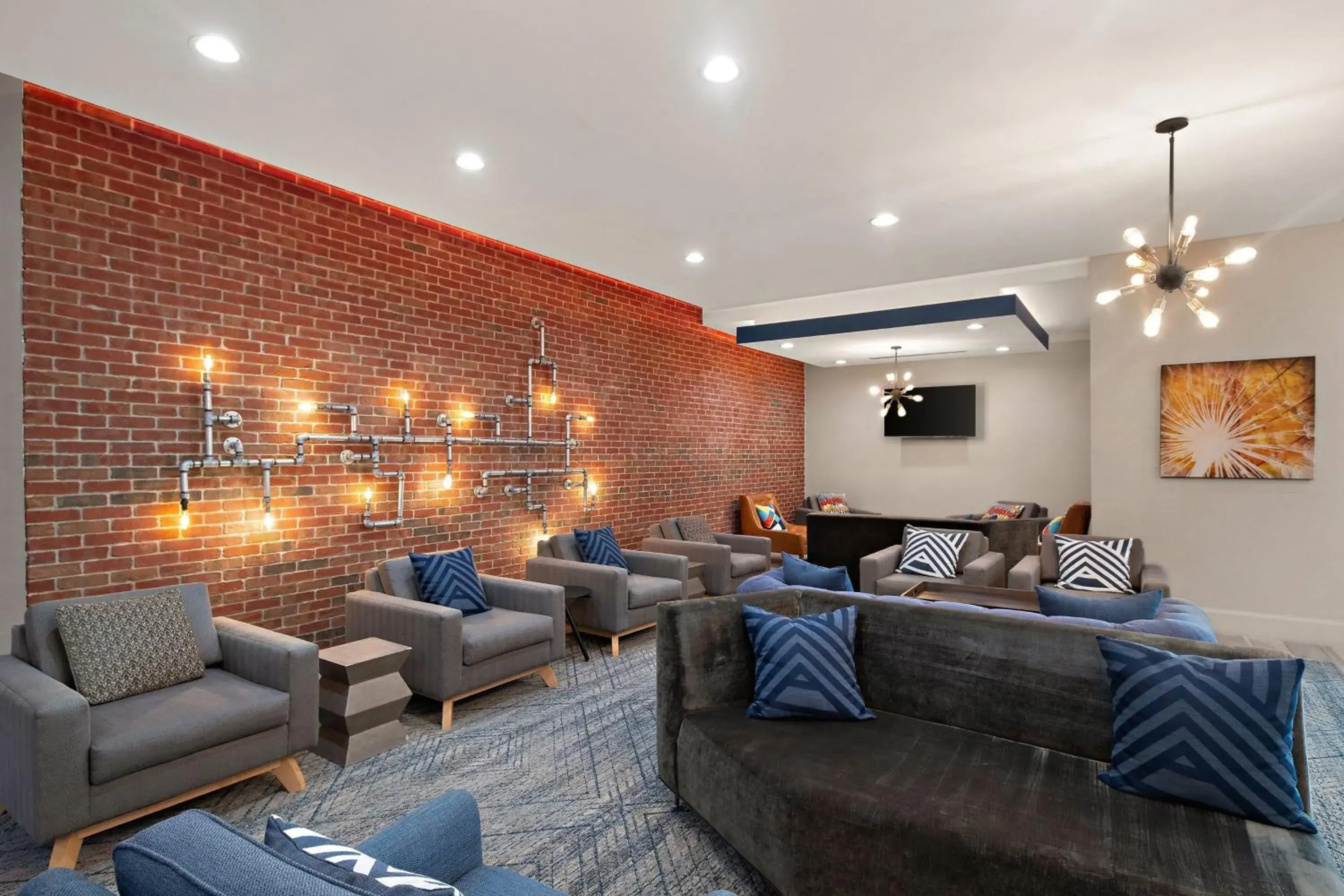 Lobby or reception in Four Points by Sheraton Plano Lobby or reception in Four Points by Sheraton Plano