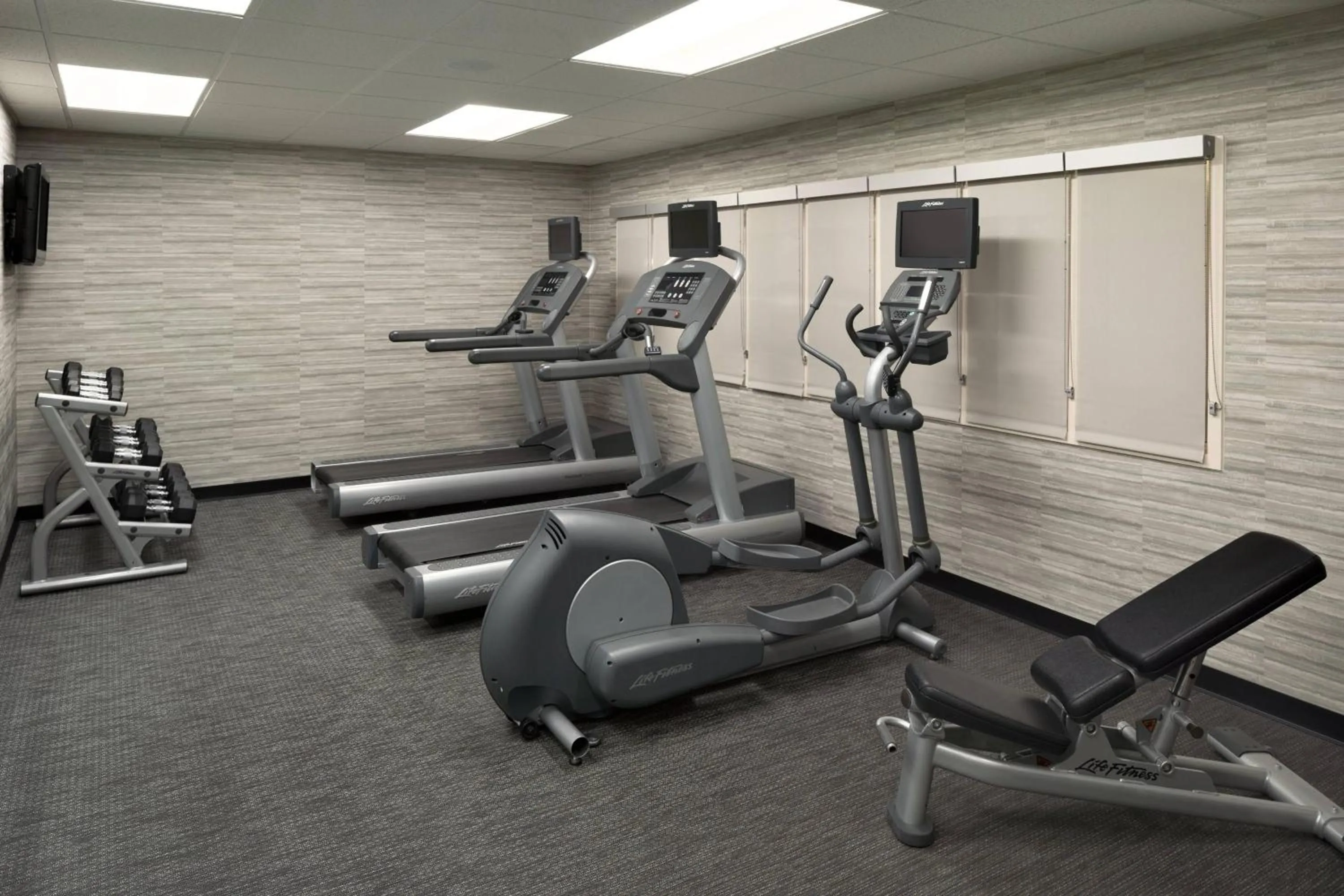 Fitness centre/facilities in Courtyard by Marriott Dayton Beavercreek
