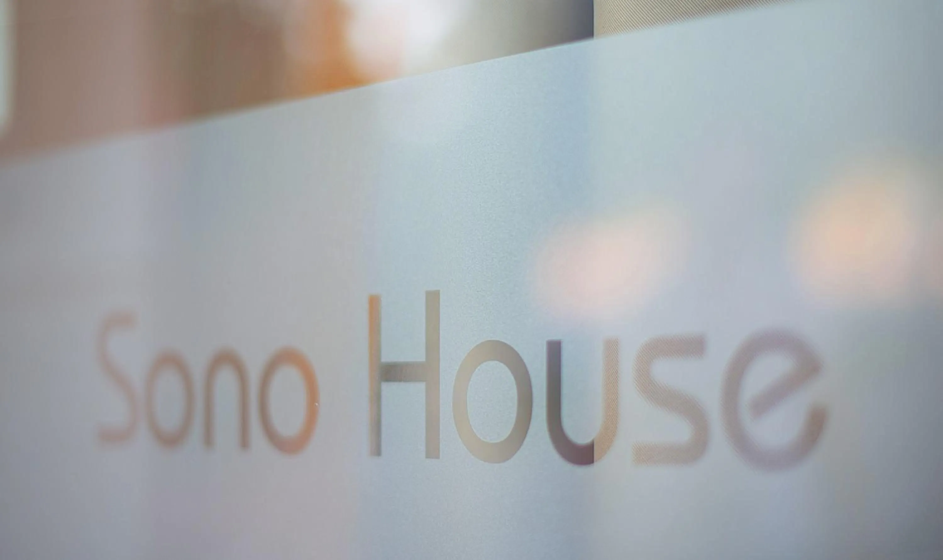 Property logo or sign in Sono House