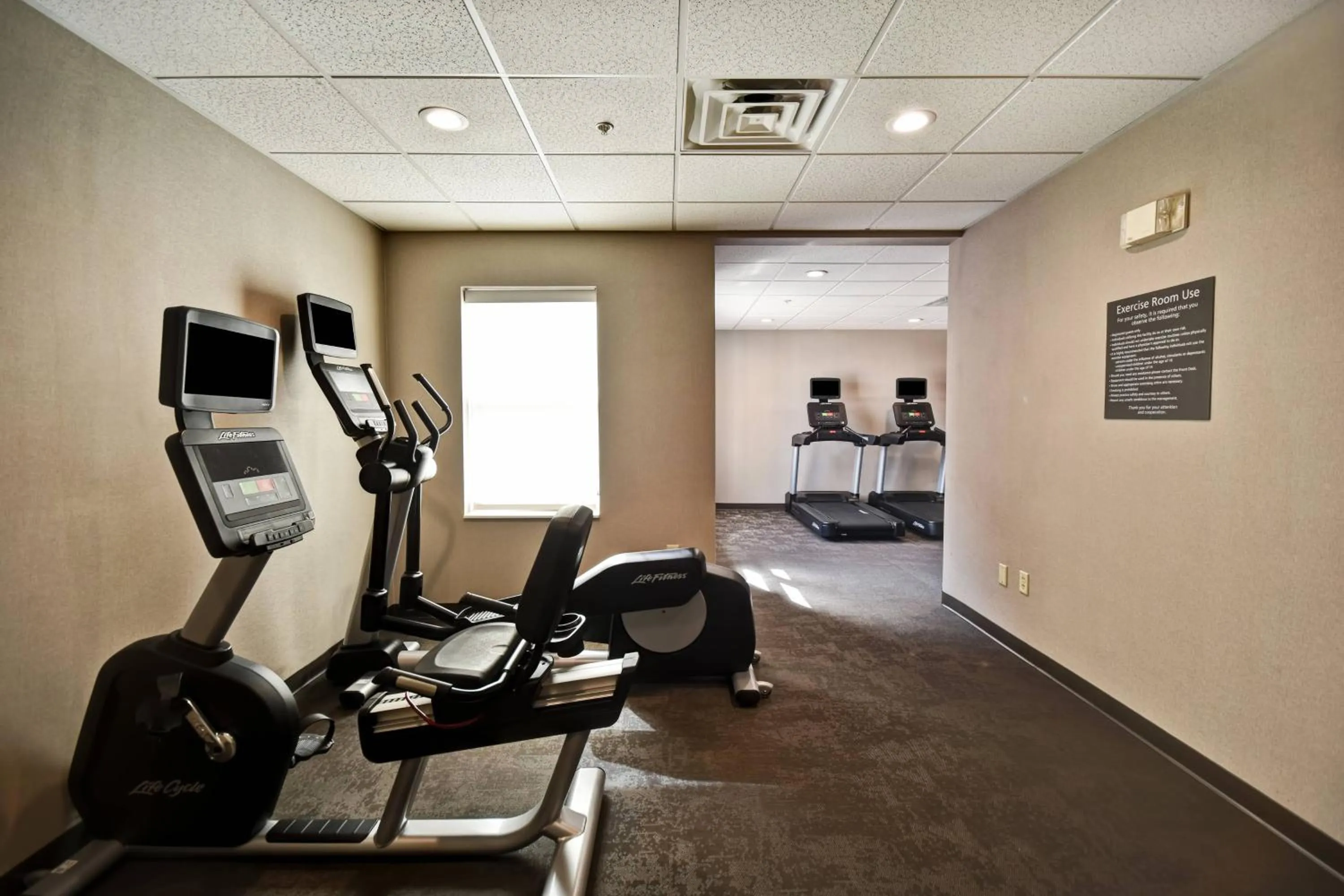 Fitness centre/facilities in Residence Inn by Marriott Dayton Beavercreek