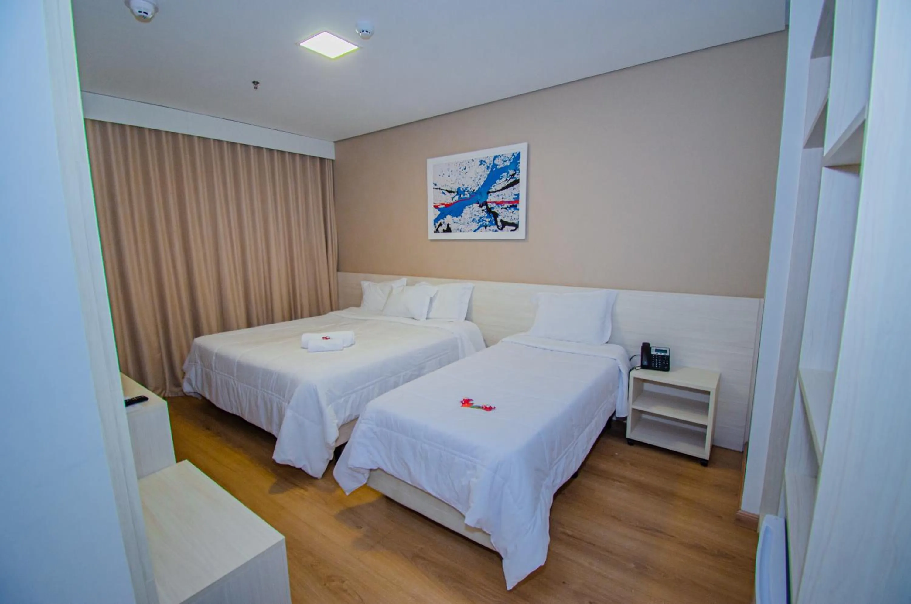 Bed in Hotel Recanto Maestro