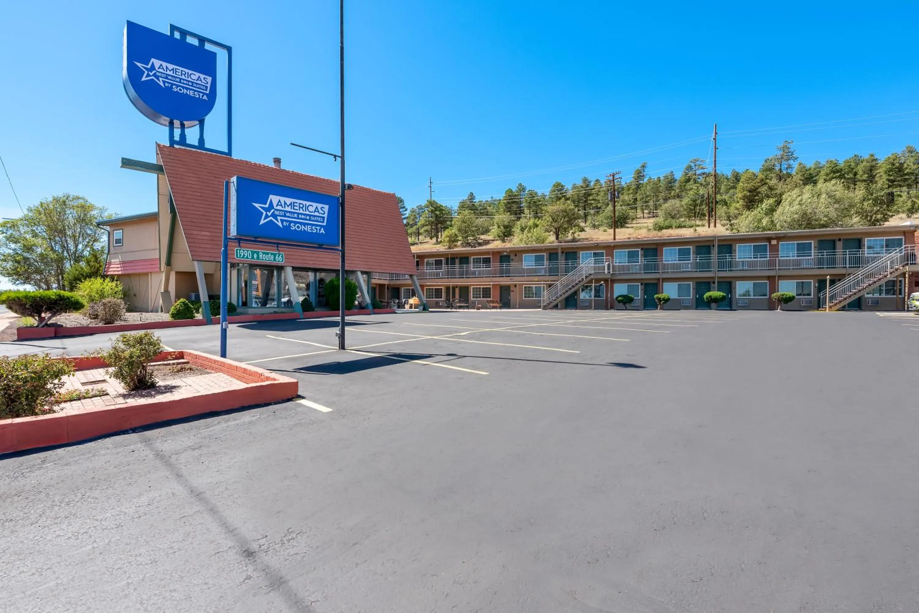 Property building in Americas Best Value Inn and Suites Flagstaff