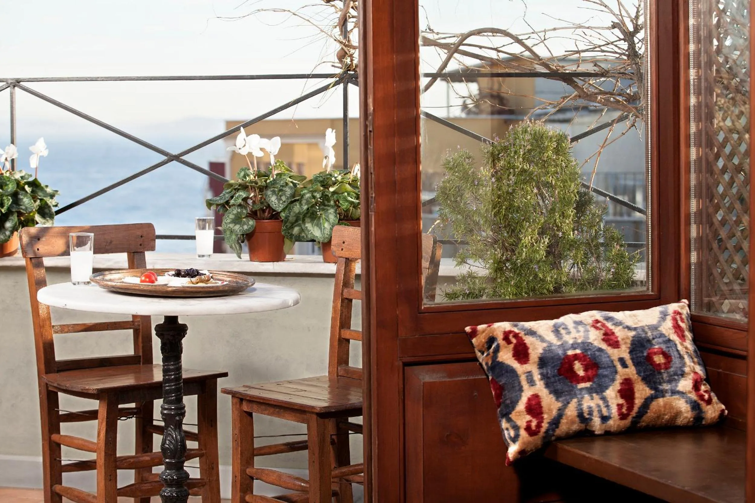 Balcony/Terrace in Hotel Empress Zoe