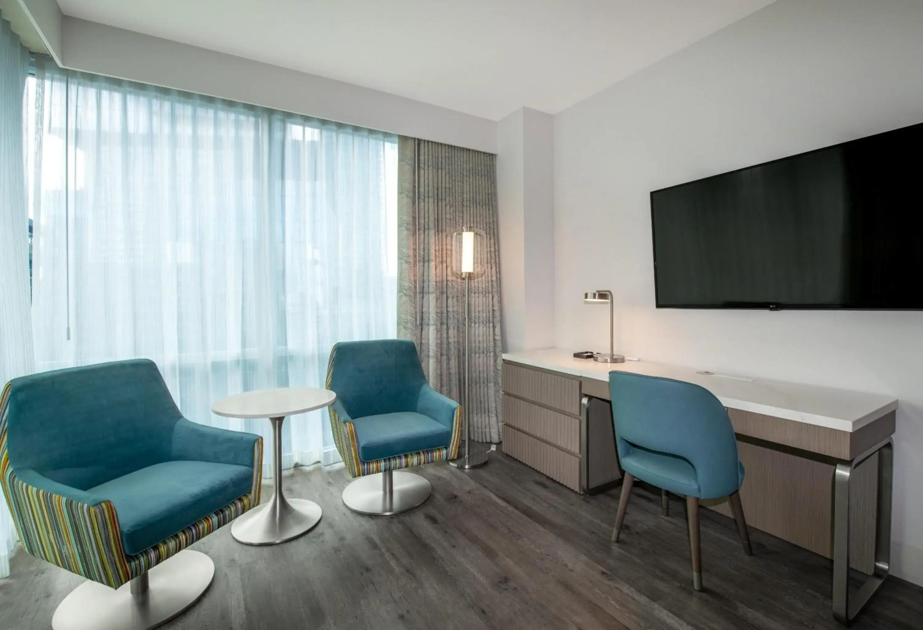 Bedroom in Coast Coal Harbour Vancouver Hotel by APA Bedroom in Coast Coal Harbour Vancouver Hotel by APA