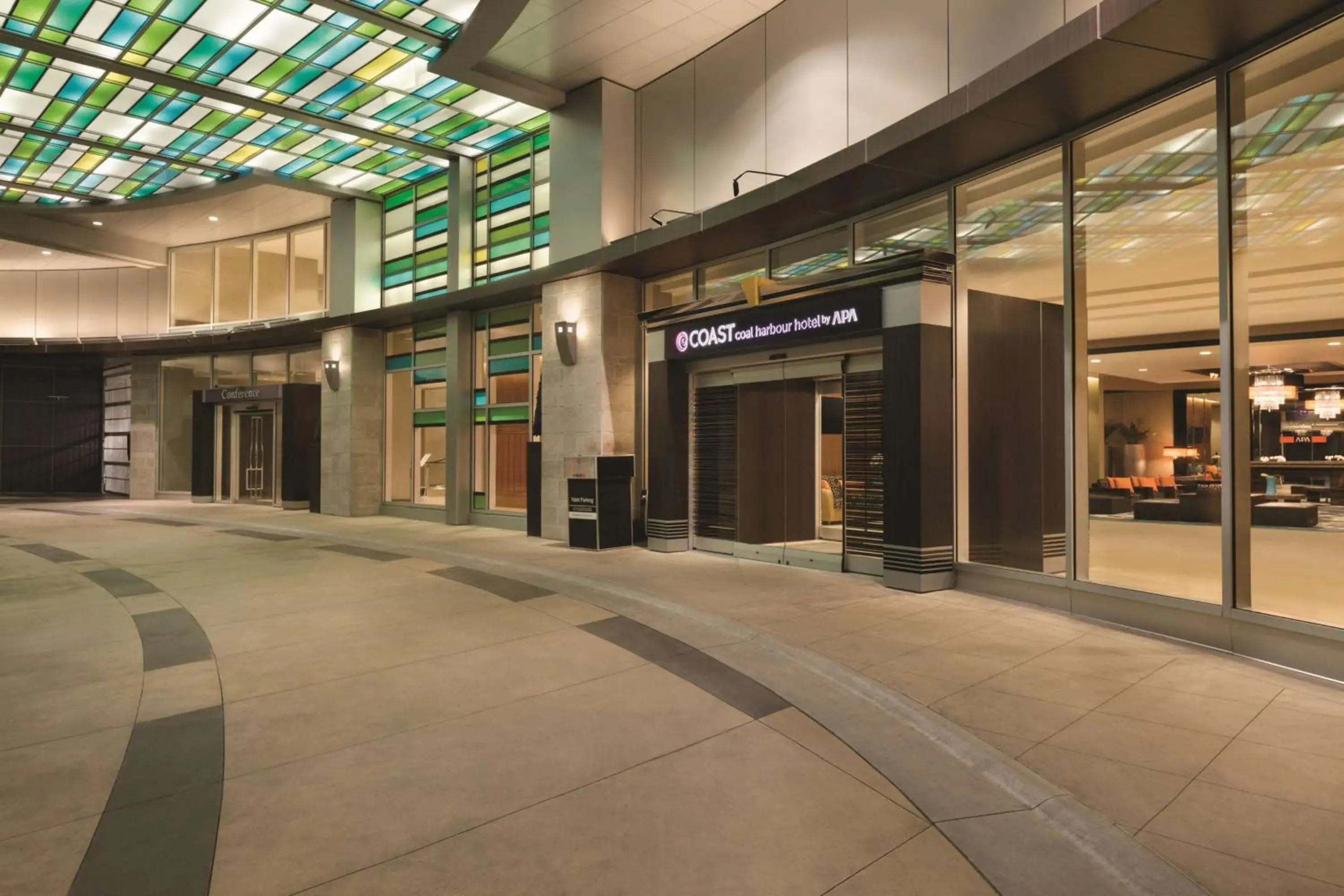 Property building in Coast Coal Harbour Vancouver Hotel by APA Property building in Coast Coal Harbour Vancouver Hotel by APA