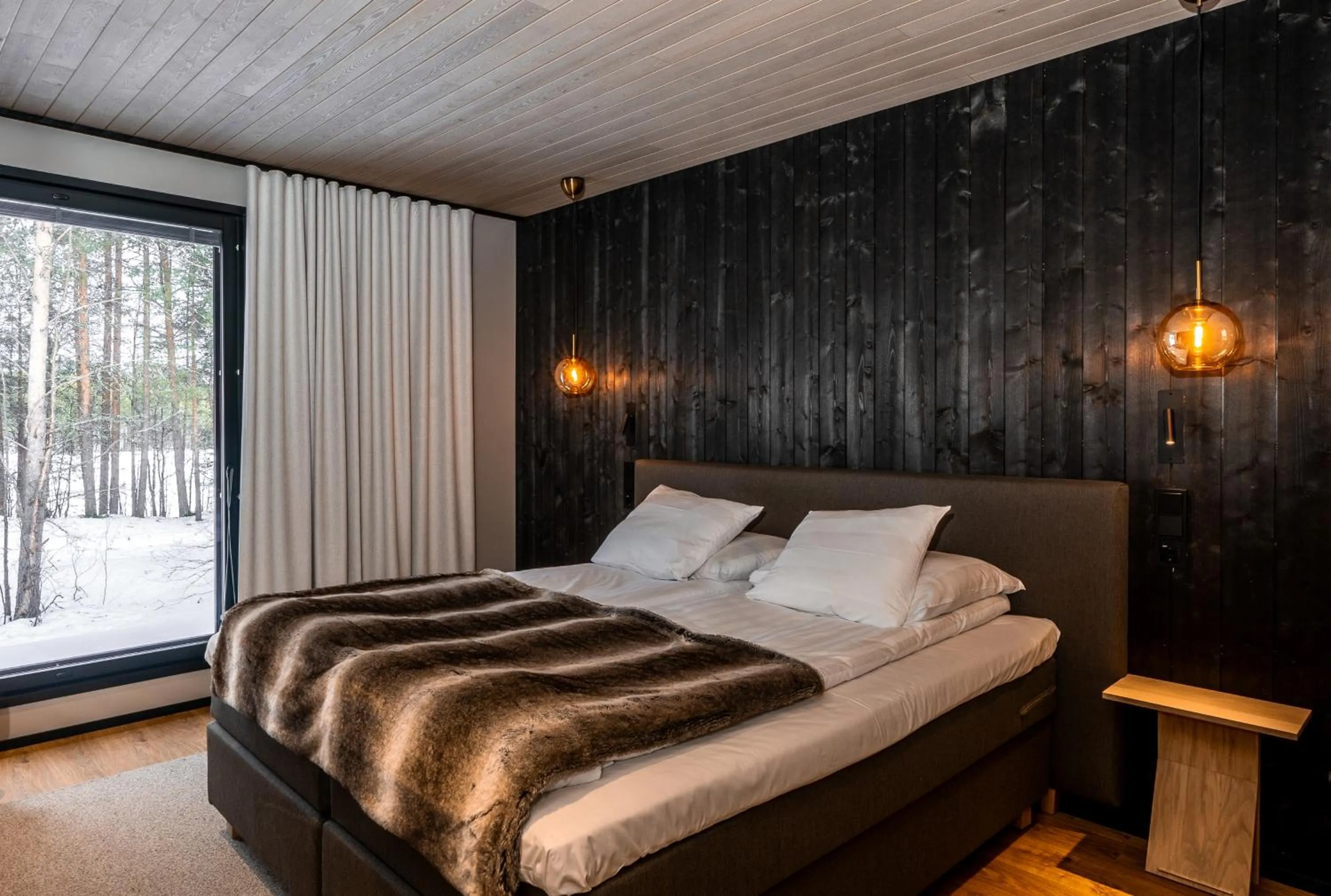 Bedroom, Bed in Wilderness Hotel Juutua