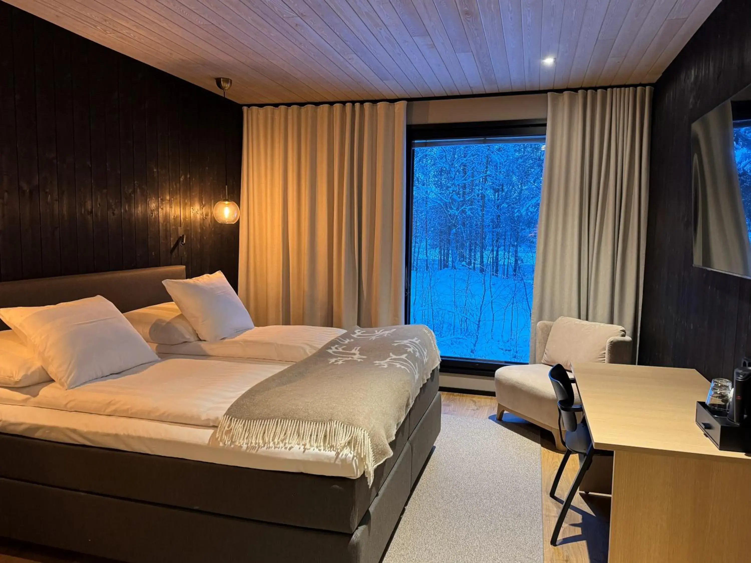 Bedroom, Bed in Wilderness Hotel Juutua Bedroom, Bed in Wilderness Hotel Juutua