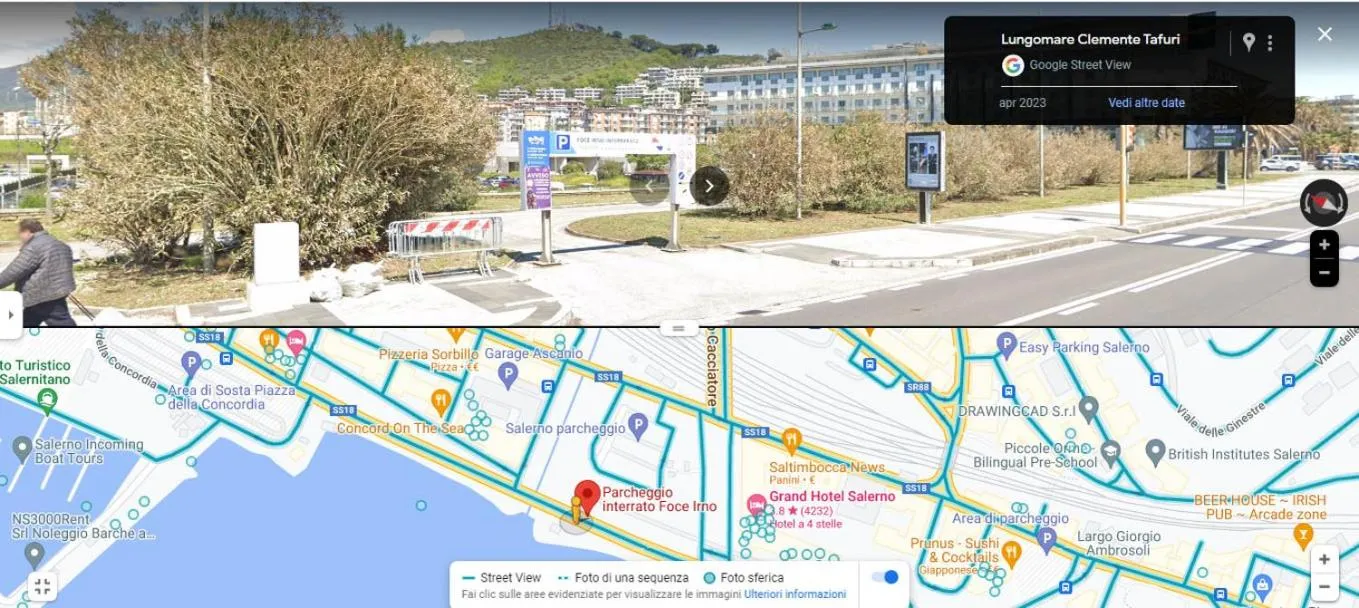 Parking in B&B Monica's House