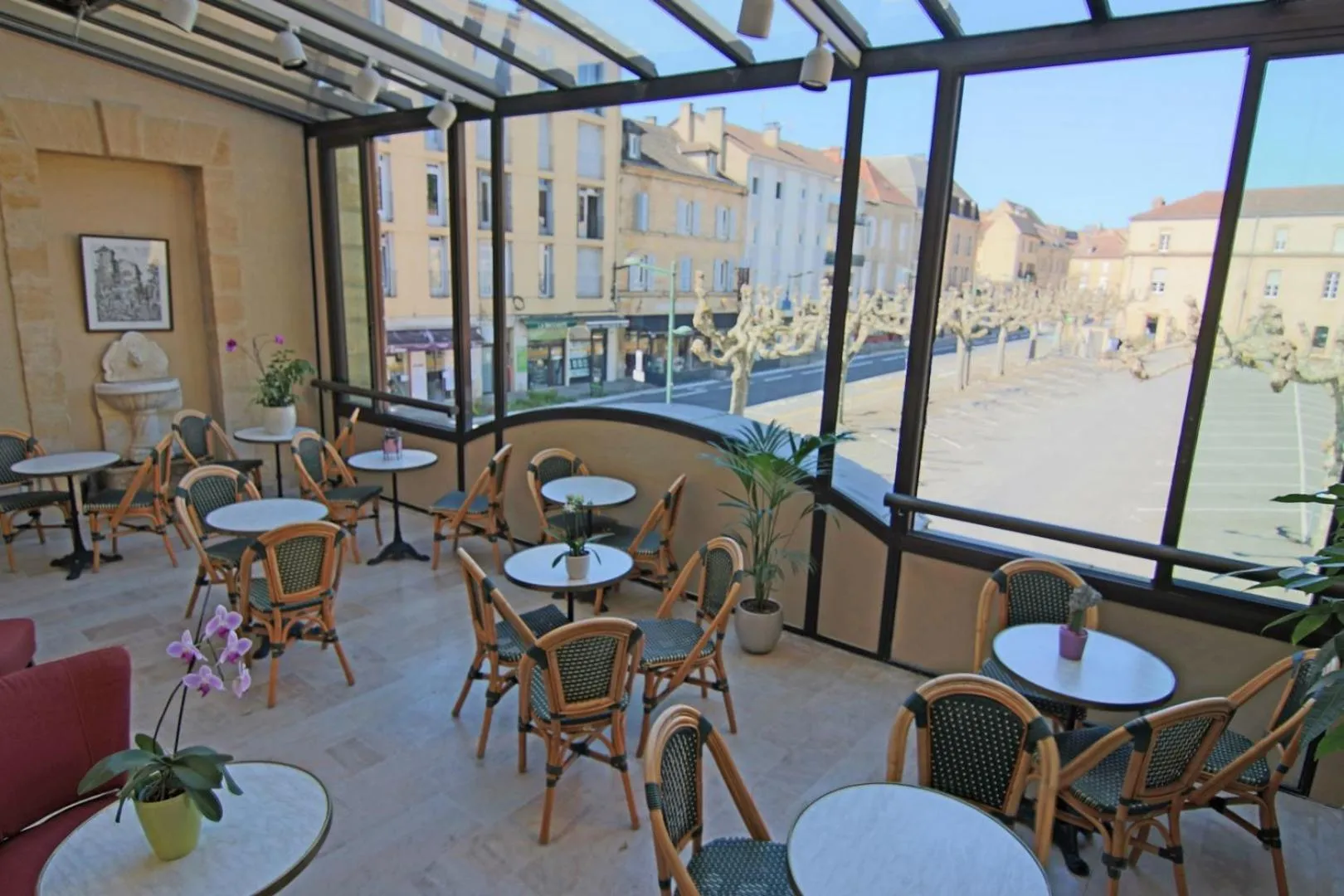 Balcony/Terrace in Hôtel Montaigne