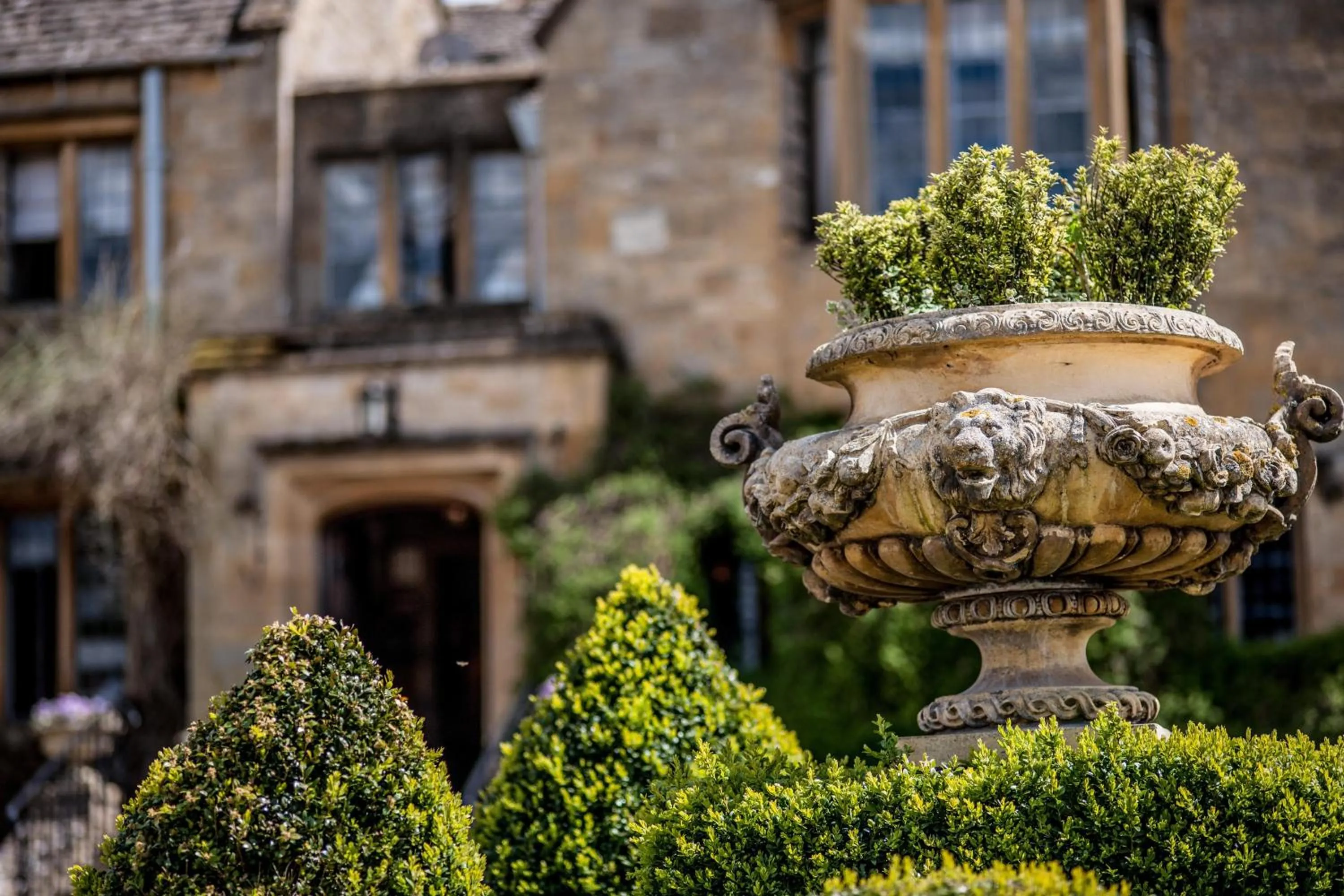 Garden in Buckland Manor - A Relais & Chateaux Hotel