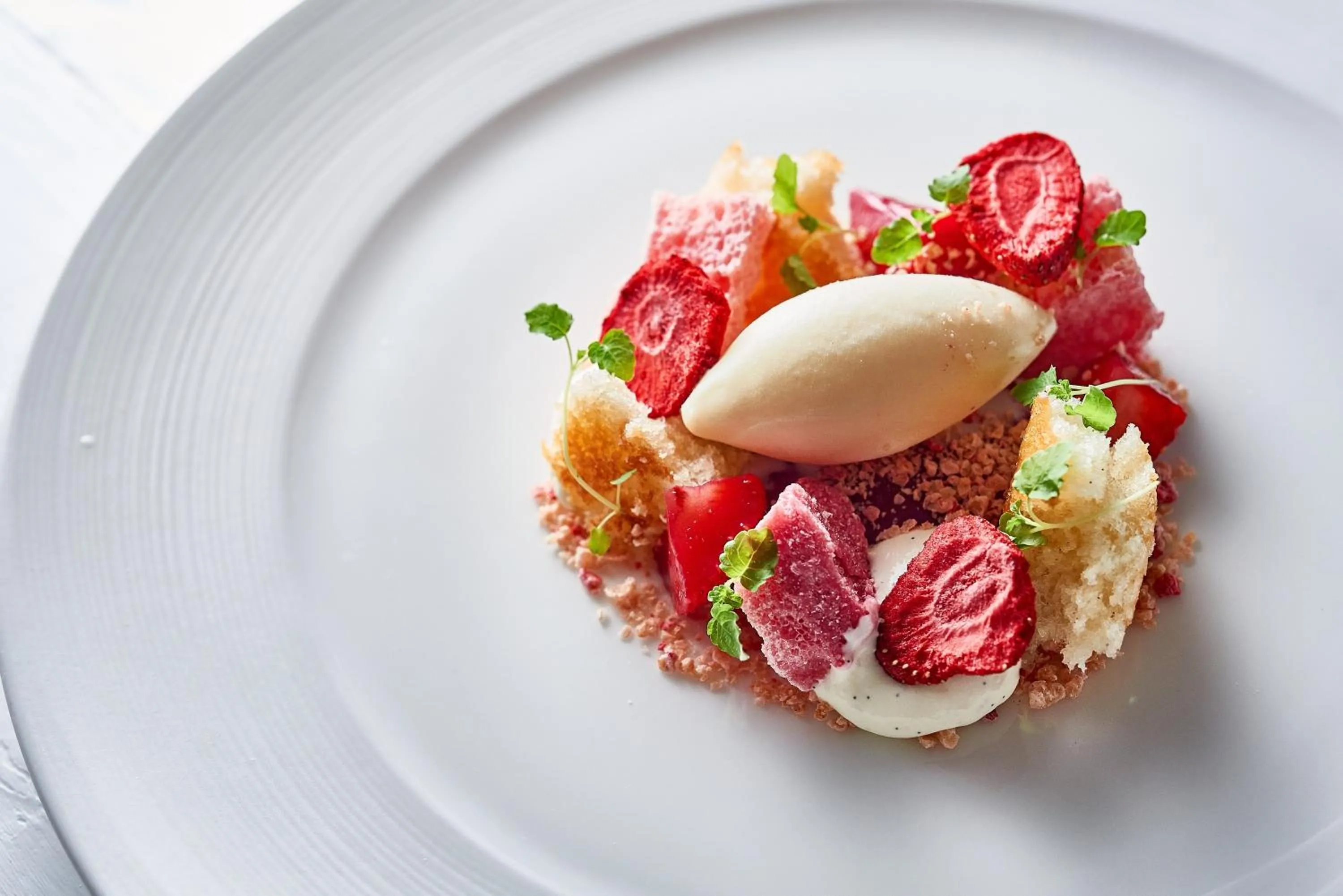 Food close-up in Buckland Manor - A Relais & Chateaux Hotel